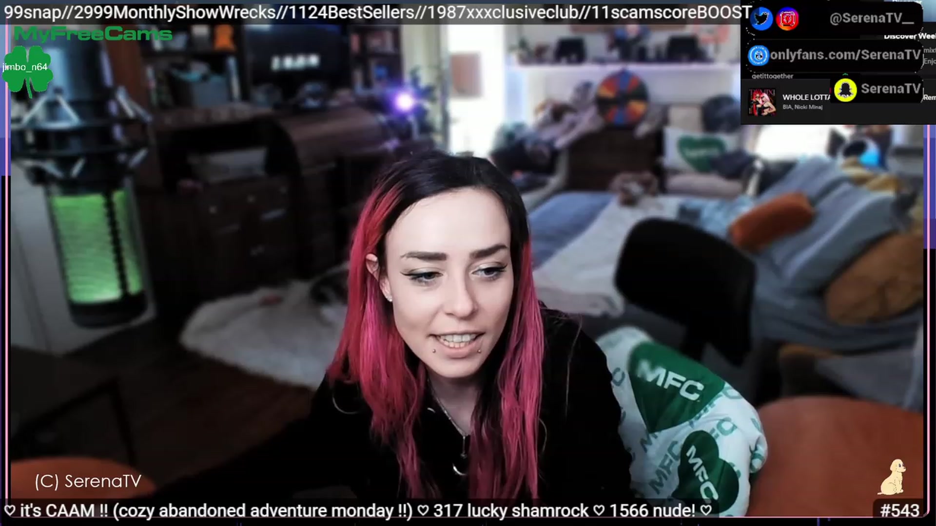 Gallery image thumbnail from serenatv's myfreecams stream on, 03/27/2023, 19:15 image 20 of 20
