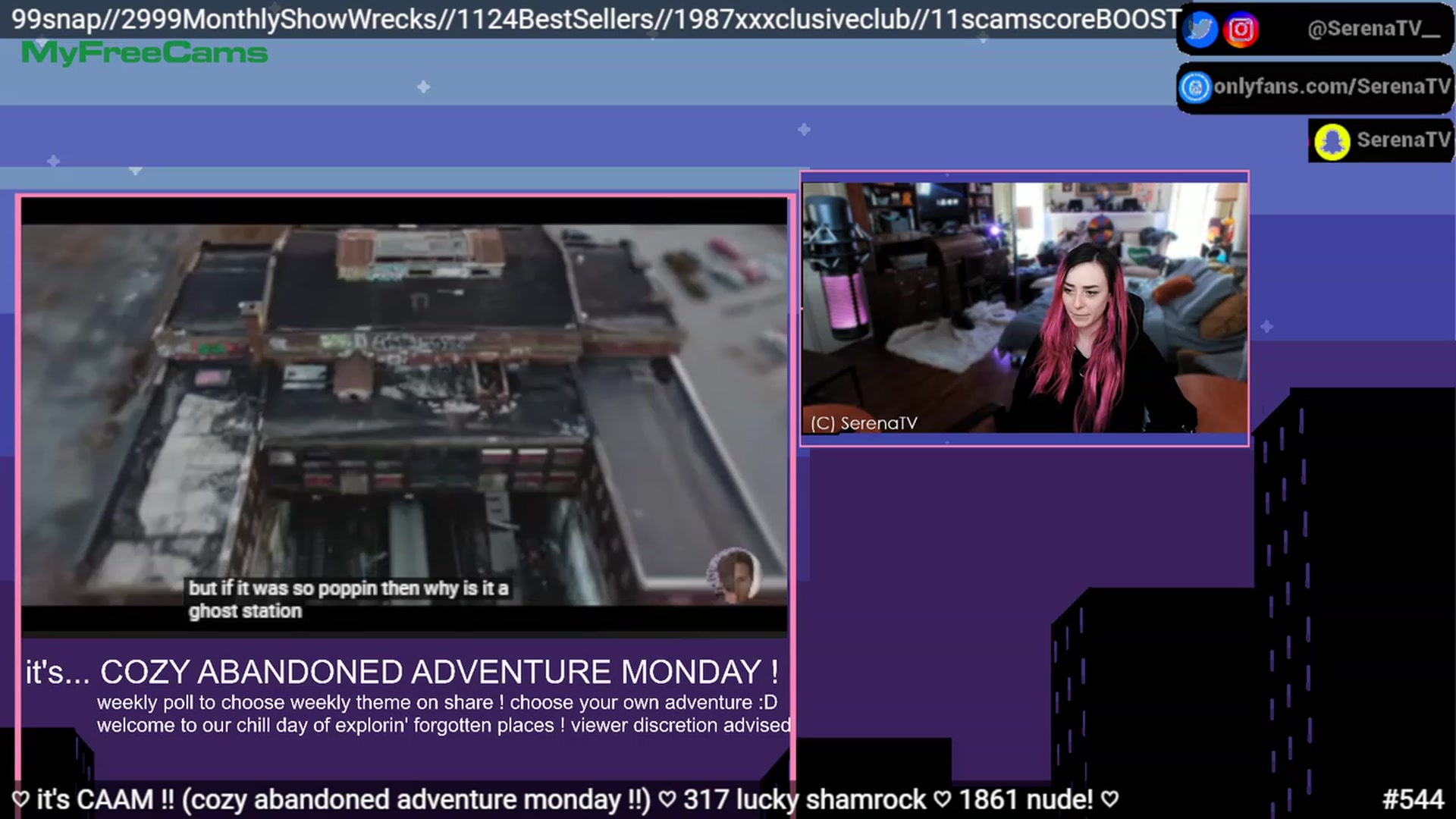 Gallery image thumbnail from serenatv's myfreecams stream on, 03/27/2023, 19:15 image 14 of 20