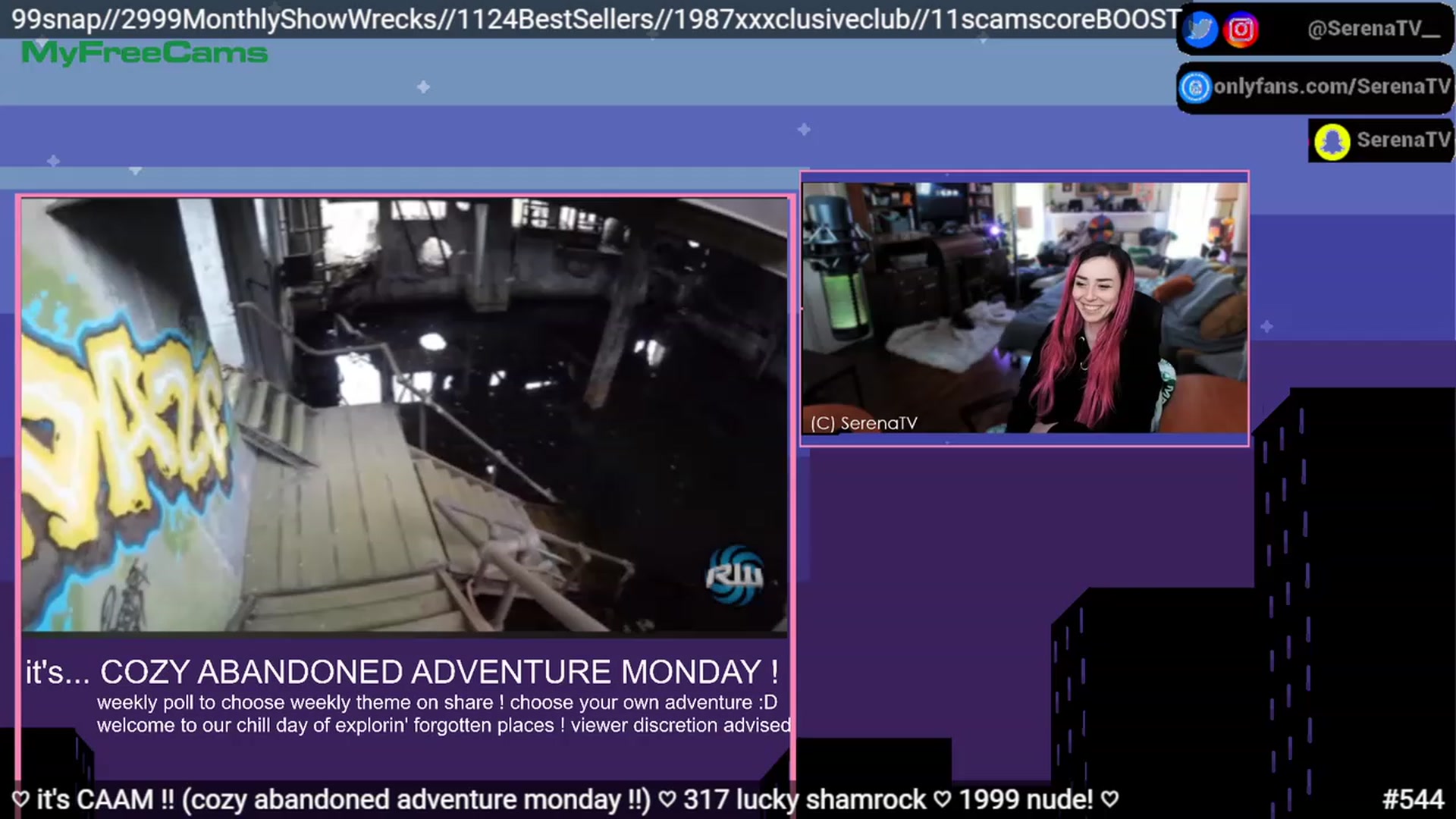 Gallery image thumbnail from serenatv's myfreecams stream on, 03/27/2023, 19:15 image 10 of 20