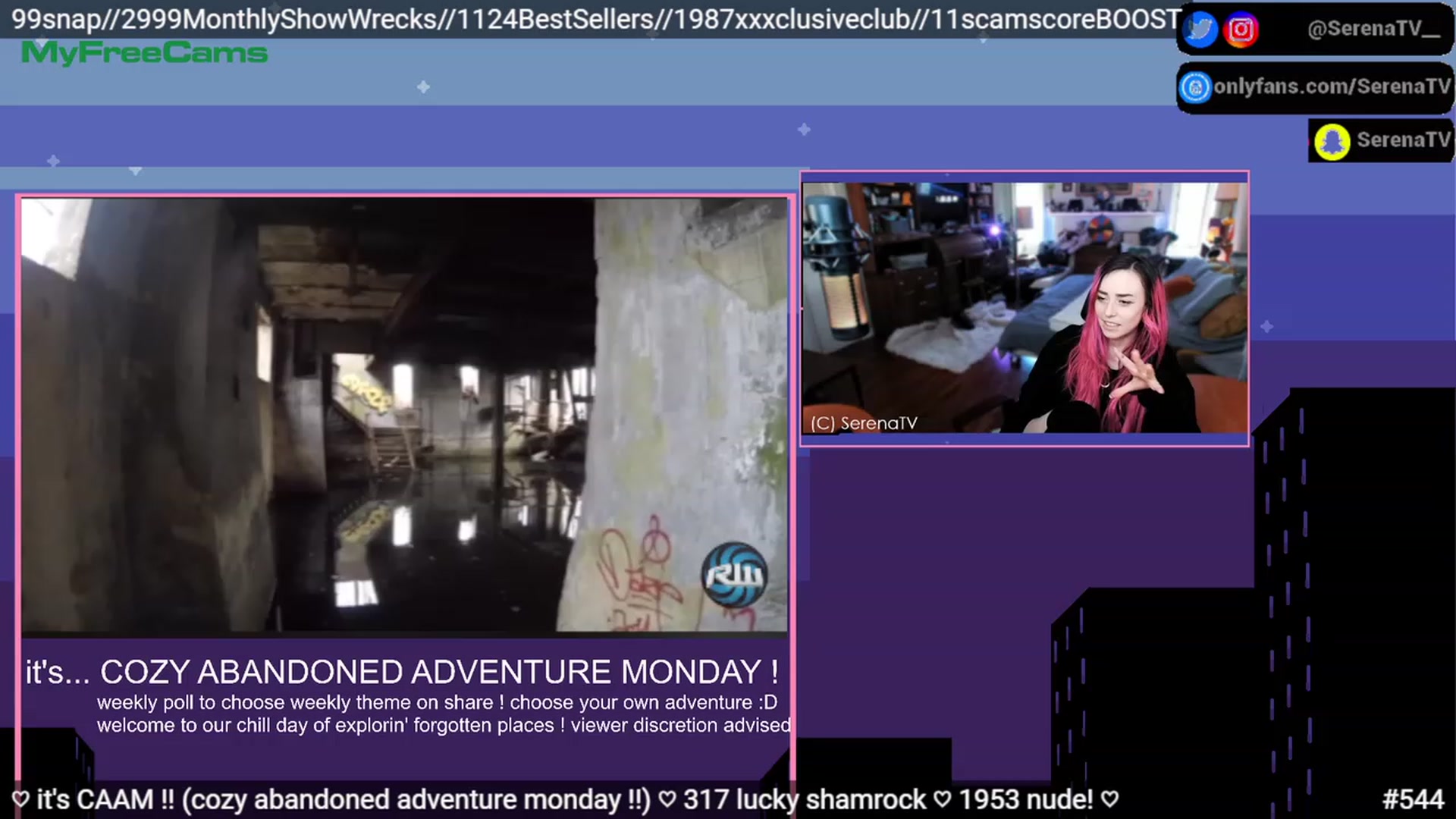 Gallery image thumbnail from serenatv's myfreecams stream on, 03/27/2023, 19:15 image 12 of 20