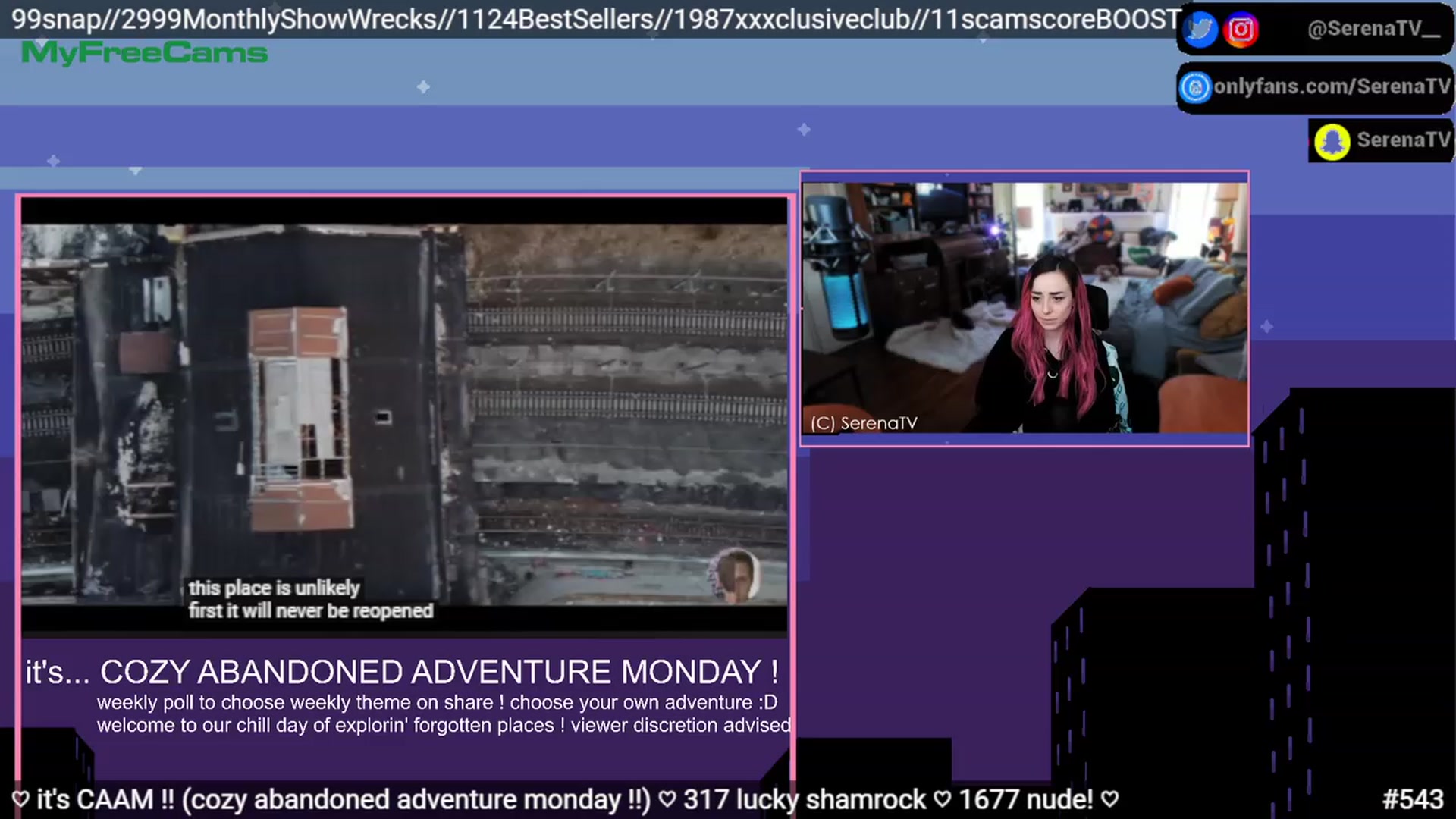 Gallery image thumbnail from serenatv's myfreecams stream on, 03/27/2023, 19:15 image 18 of 20