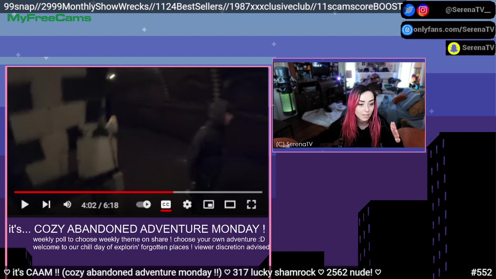 Gallery image thumbnail from serenatv's myfreecams stream on, 03/27/2023, 19:15 image 3 of 20