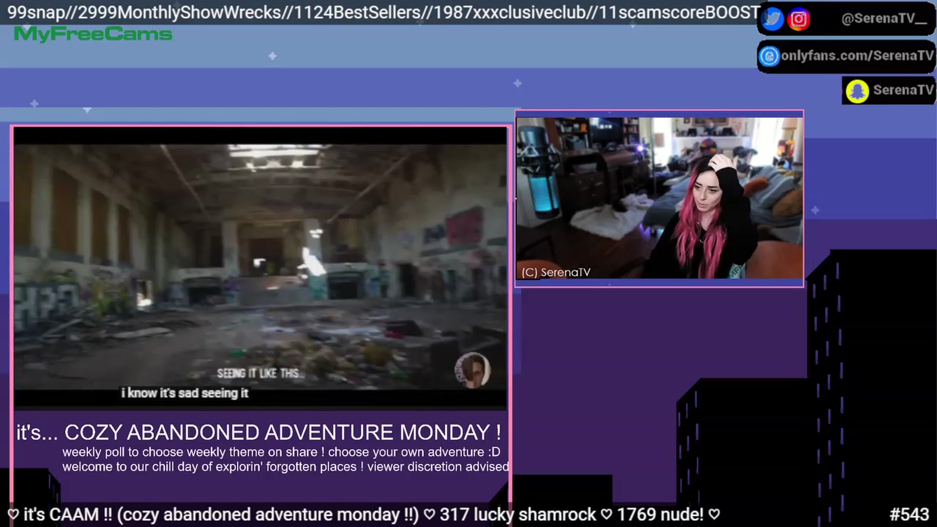 Gallery image thumbnail from serenatv's myfreecams stream on, 03/27/2023, 19:15 image 15 of 20