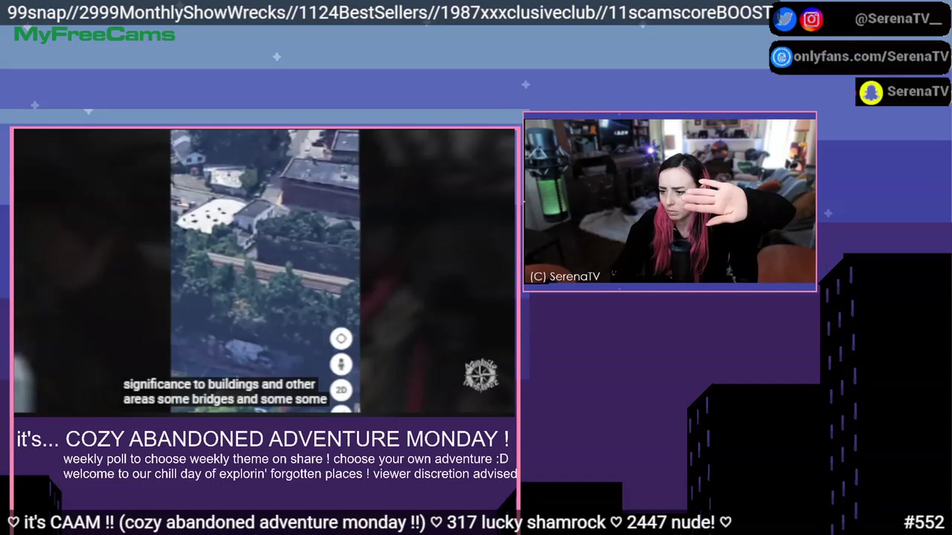 Gallery image thumbnail from serenatv's myfreecams stream on, 03/27/2023, 19:15 image 6 of 20
