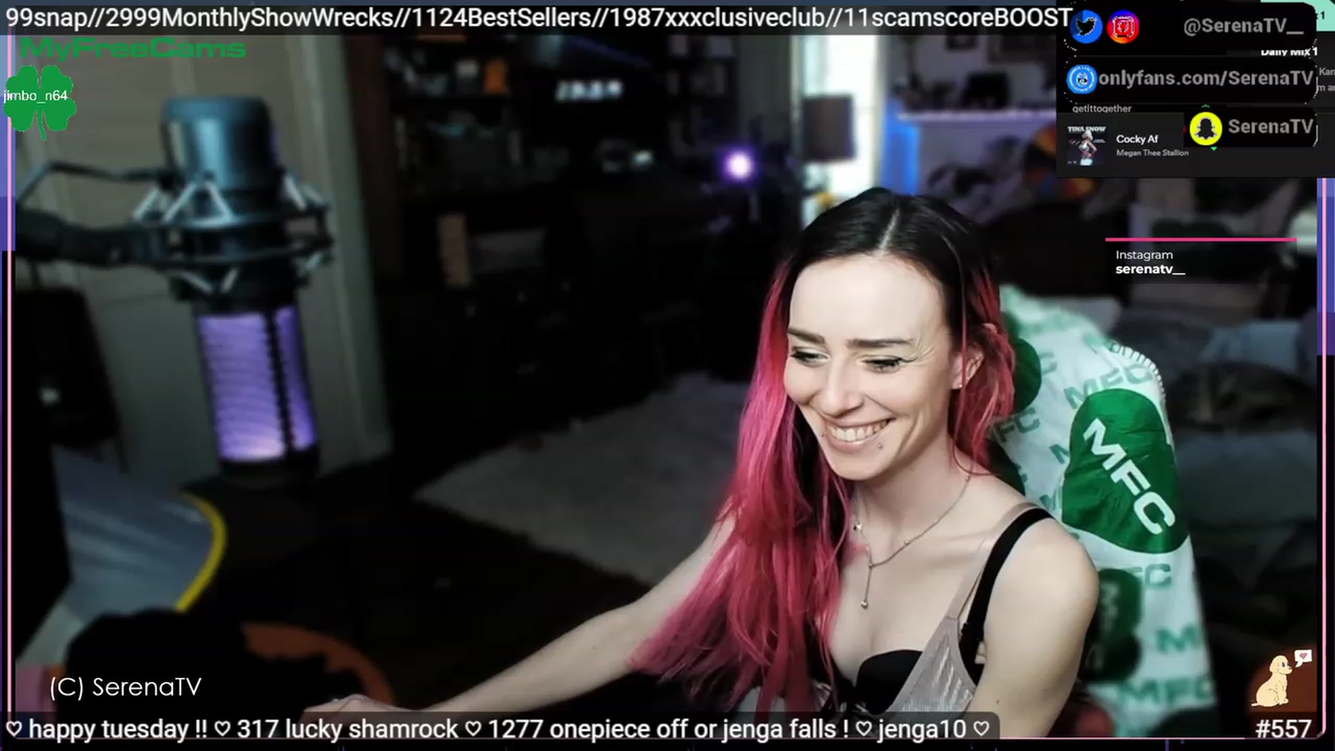 Gallery image thumbnail from serenatv's myfreecams stream on, 03/28/2023, 20:50 image 10 of 20