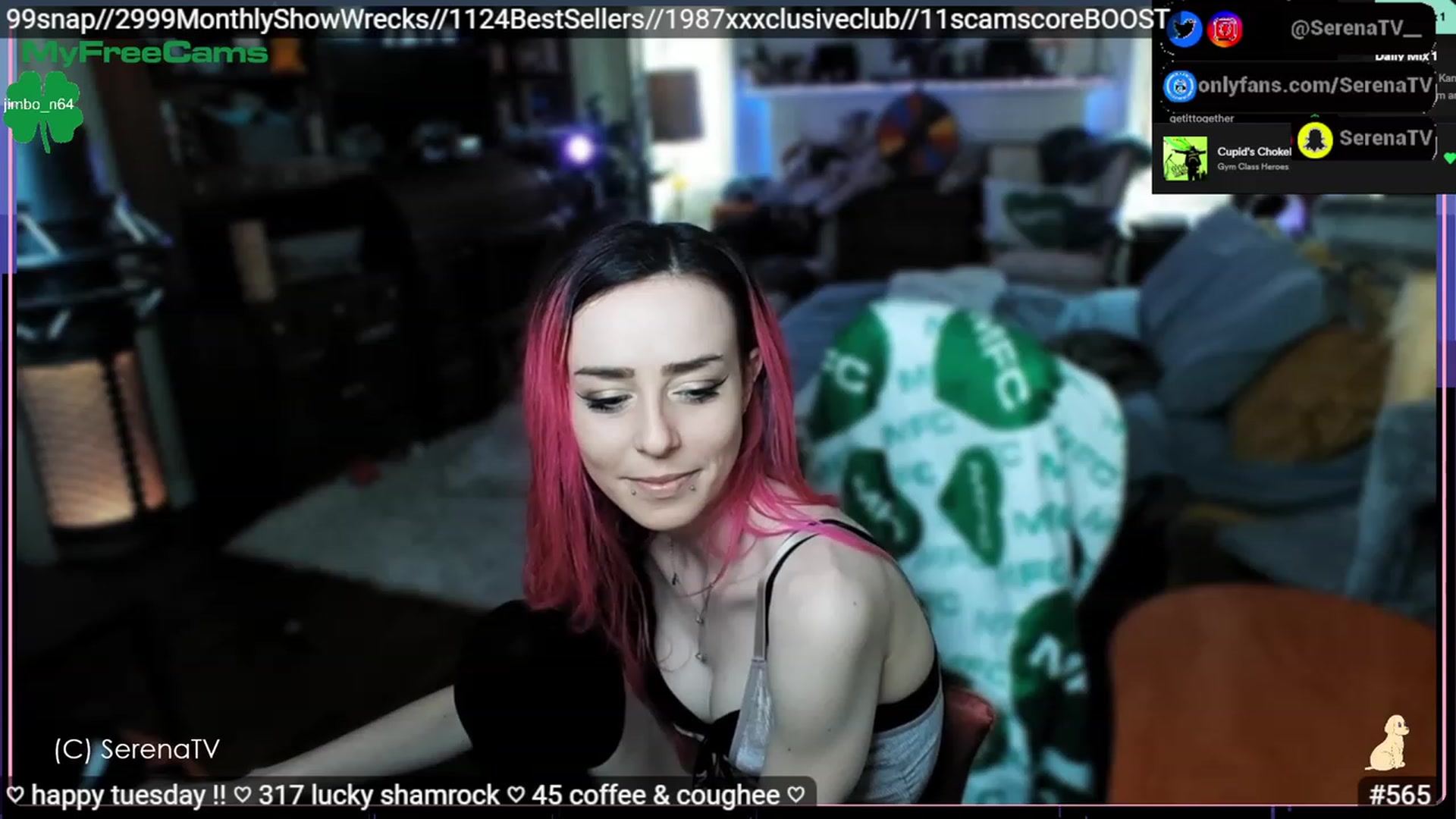 Gallery image thumbnail from serenatv's myfreecams stream on, 03/28/2023, 20:50 image 6 of 20