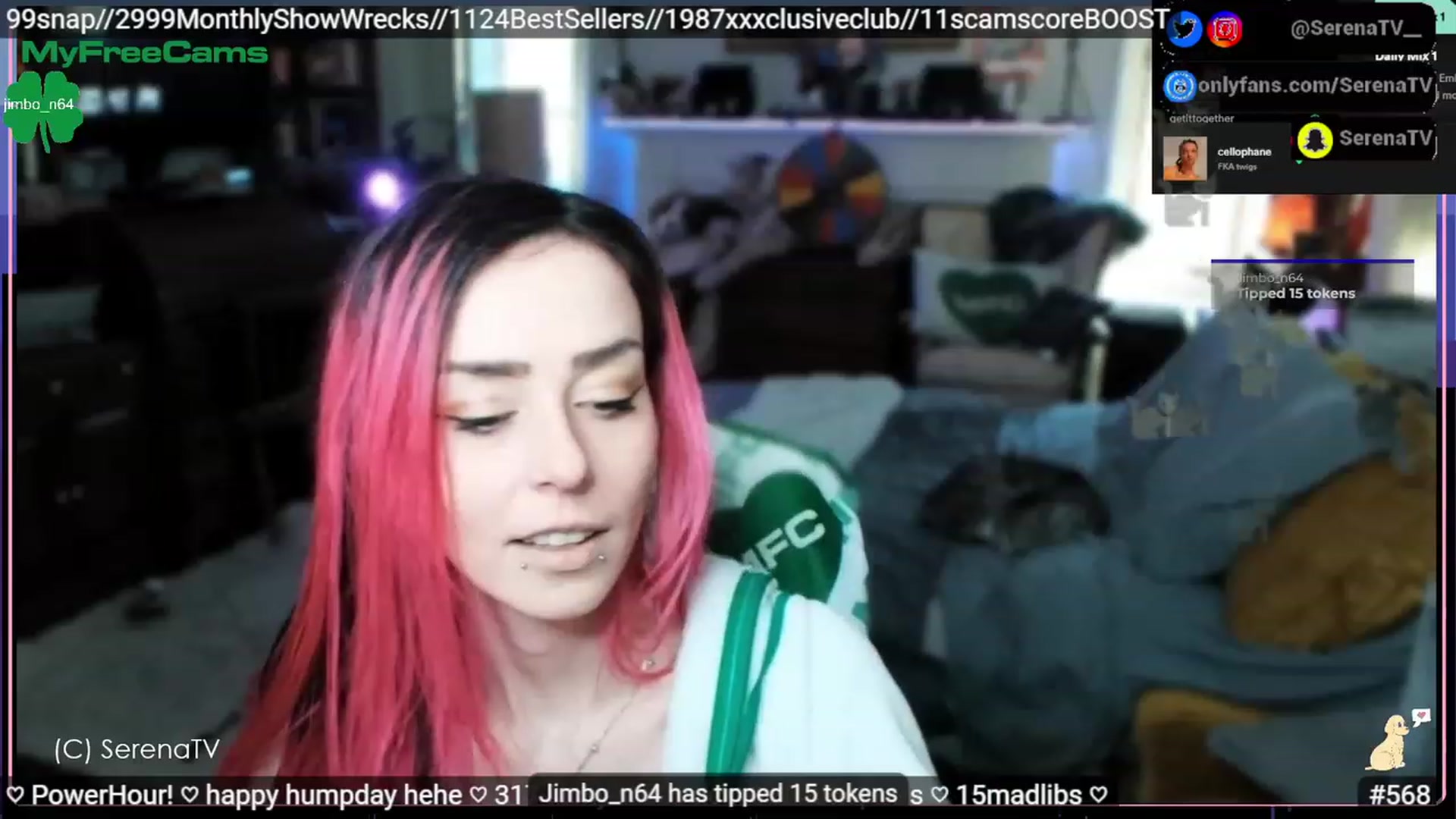 Gallery image thumbnail from serenatv's myfreecams stream on, 03/29/2023, 20:47 image 7 of 20