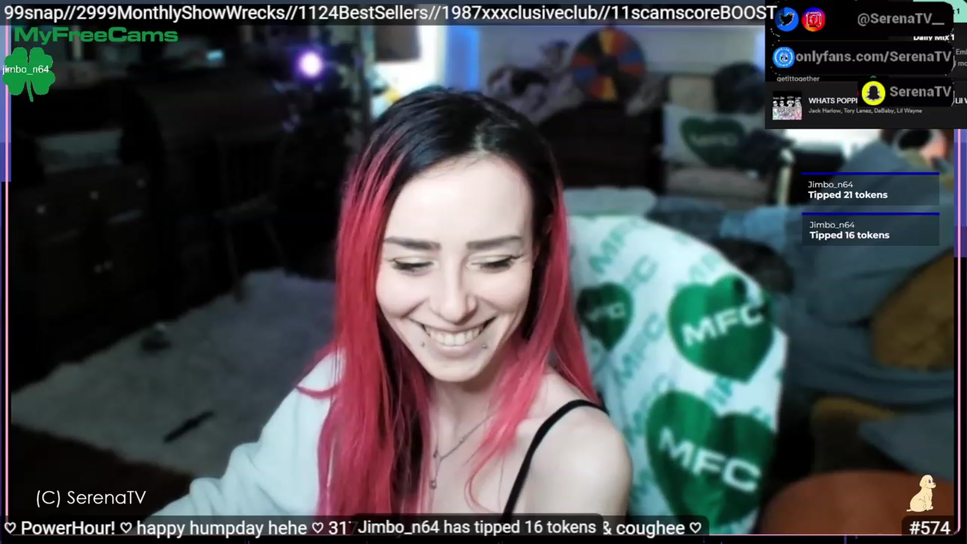 Gallery image thumbnail from serenatv's myfreecams stream on, 03/29/2023, 20:47 image 4 of 20