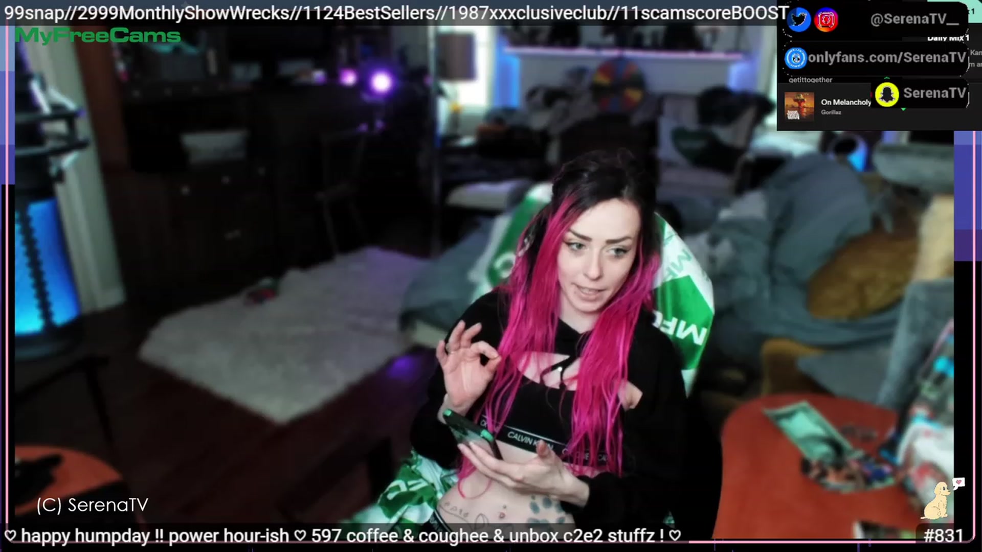 Gallery image thumbnail from serenatv's myfreecams stream on, 04/05/2023, 20:43 image 3 of 20