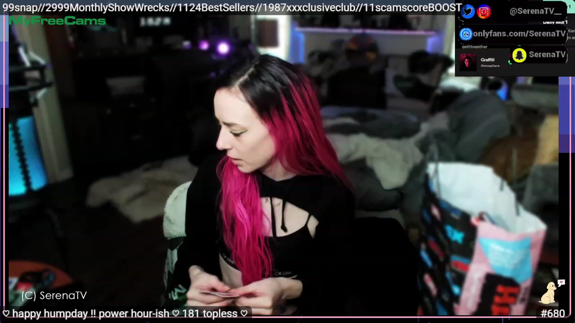 Gallery image thumbnail from serenatv's myfreecams stream on, 04/05/2023, 20:43 image 16 of 20