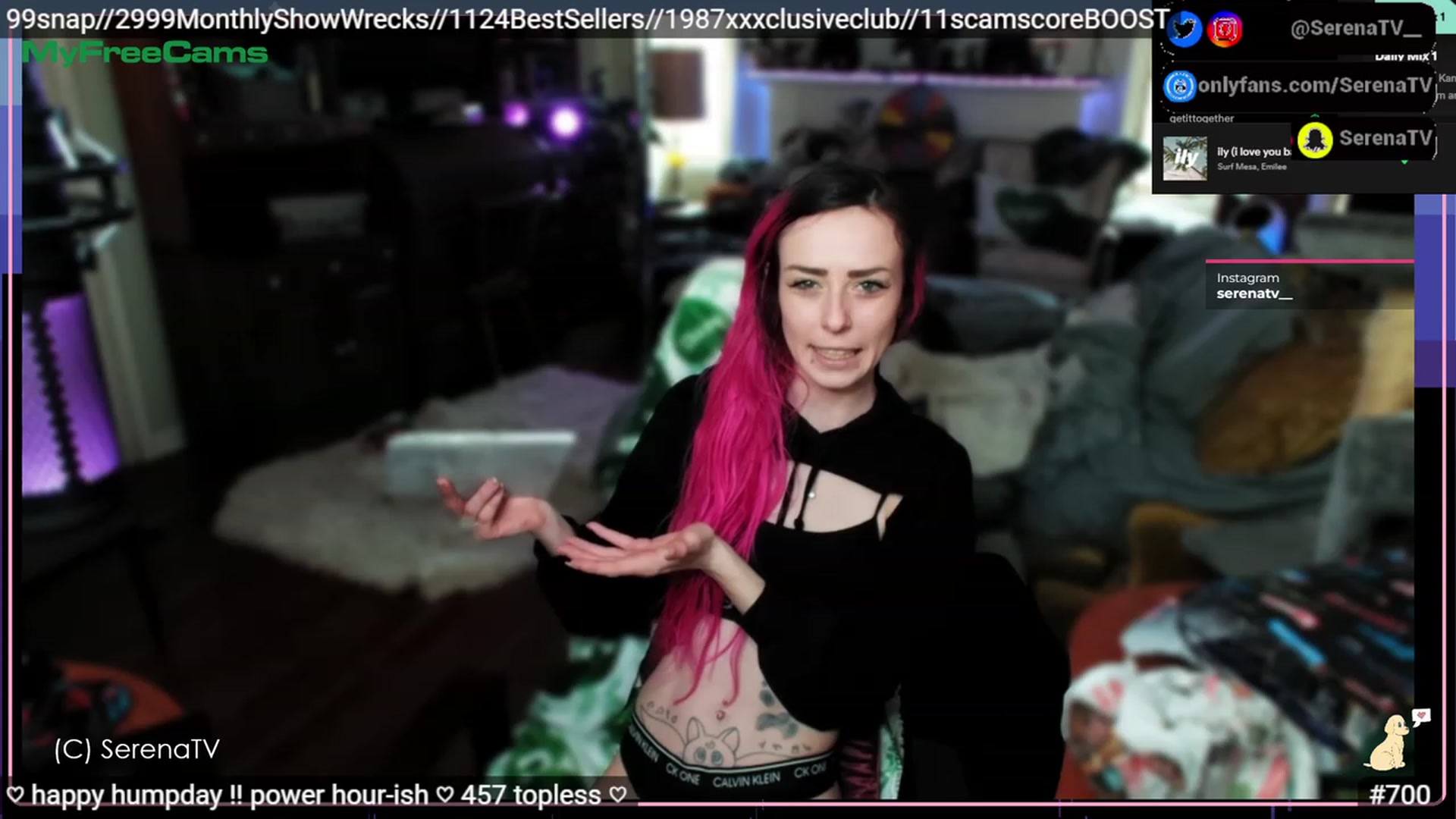 Gallery image thumbnail from serenatv's myfreecams stream on, 04/05/2023, 20:43 image 9 of 20