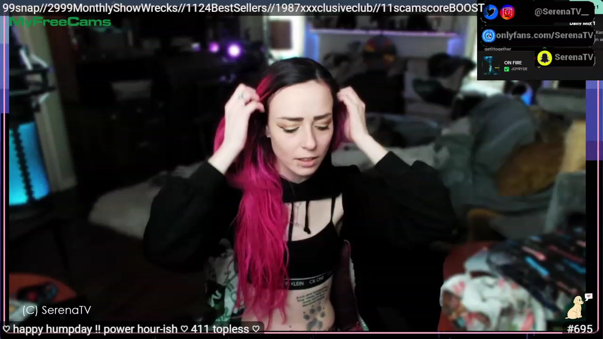 Gallery image thumbnail from serenatv's myfreecams stream on, 04/05/2023, 20:43 image 10 of 20