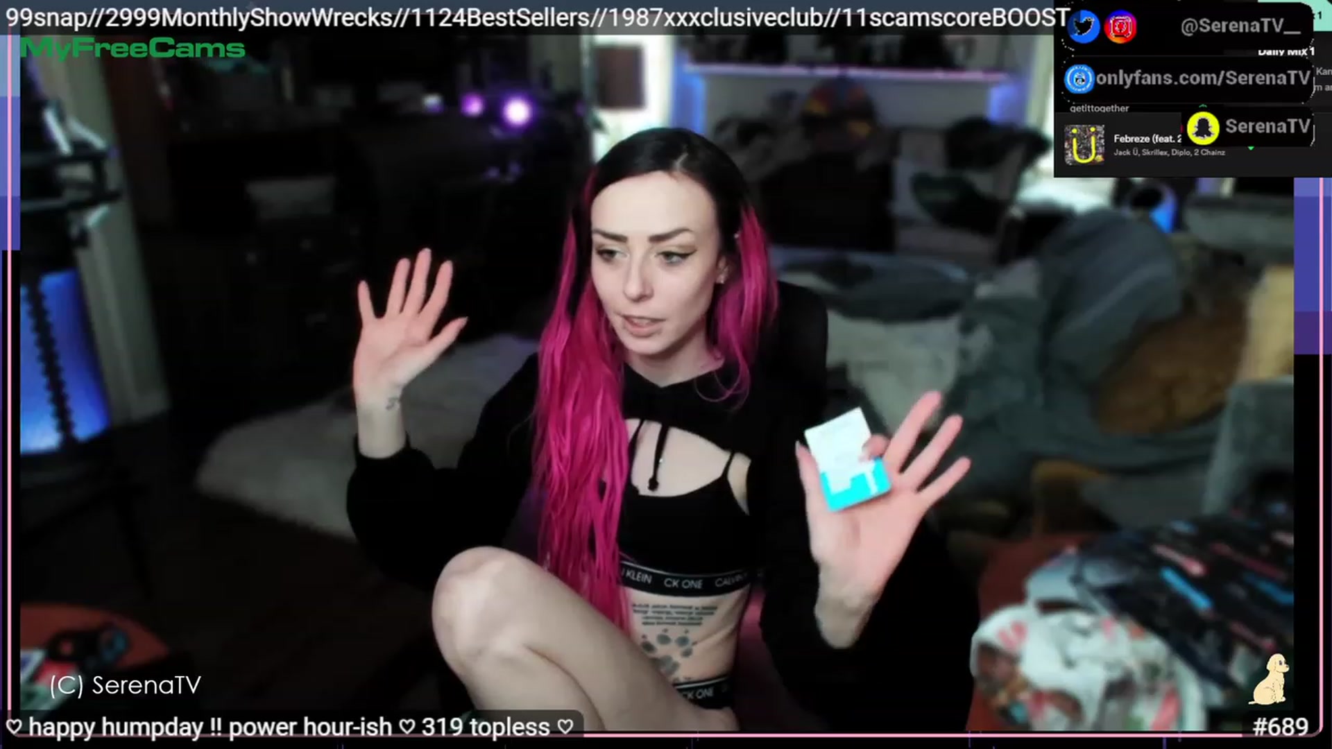Gallery image thumbnail from serenatv's myfreecams stream on, 04/05/2023, 20:43 image 12 of 20