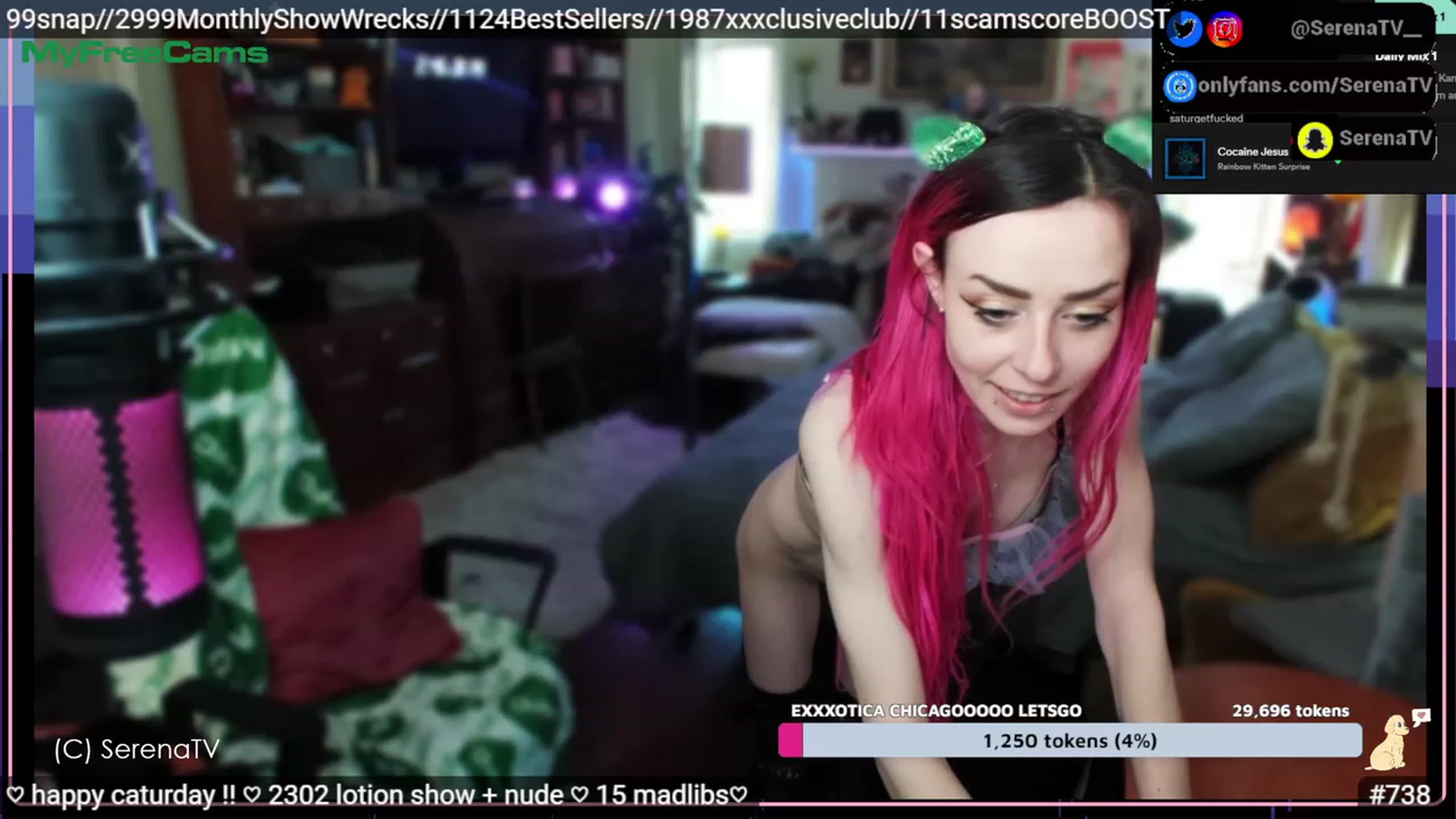 Gallery image thumbnail from serenatv's myfreecams stream on, 04/08/2023, 20:34 image 13 of 20