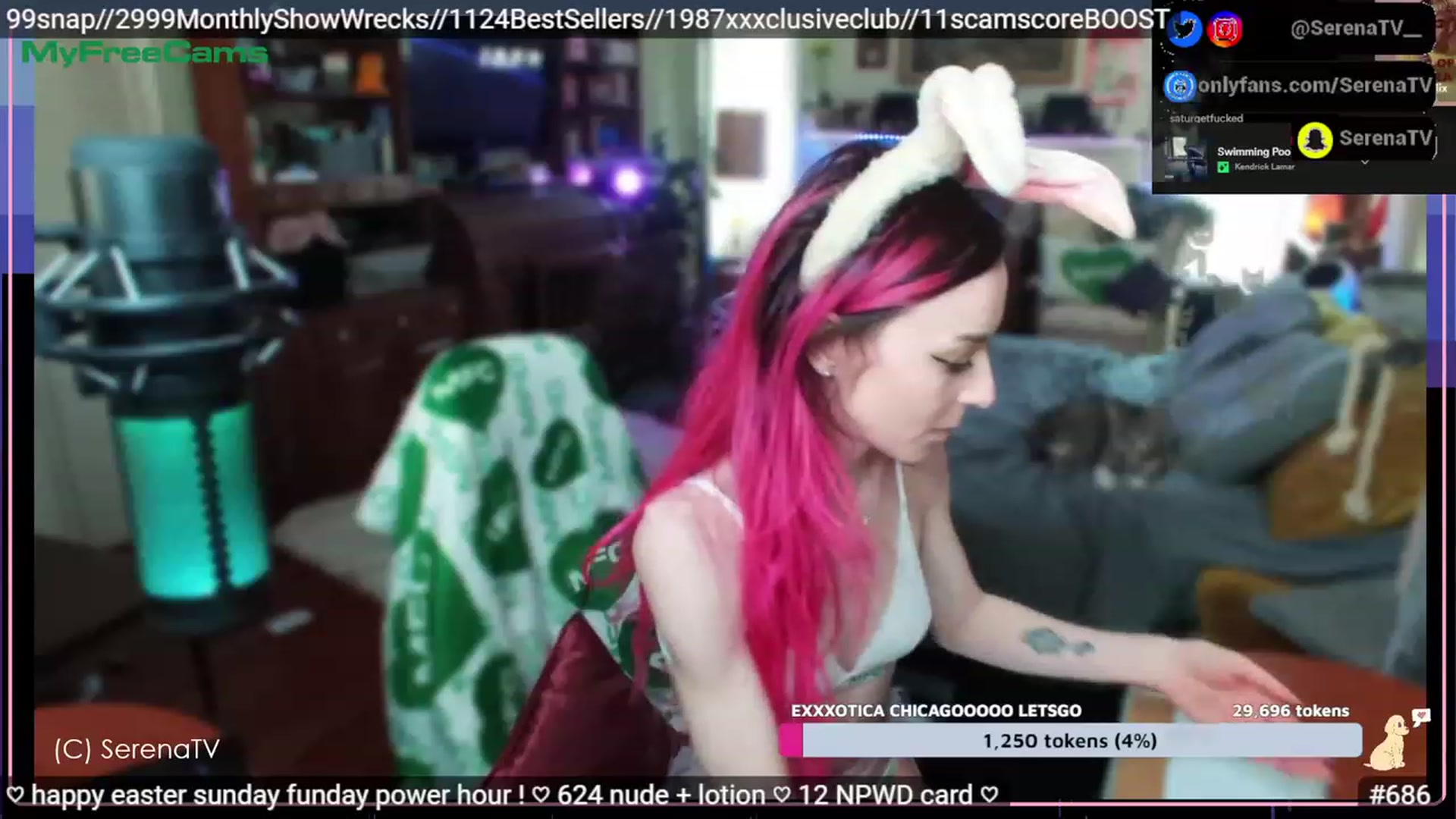 Gallery image thumbnail from serenatv's myfreecams stream on, 04/09/2023, 19:59 image 8 of 20