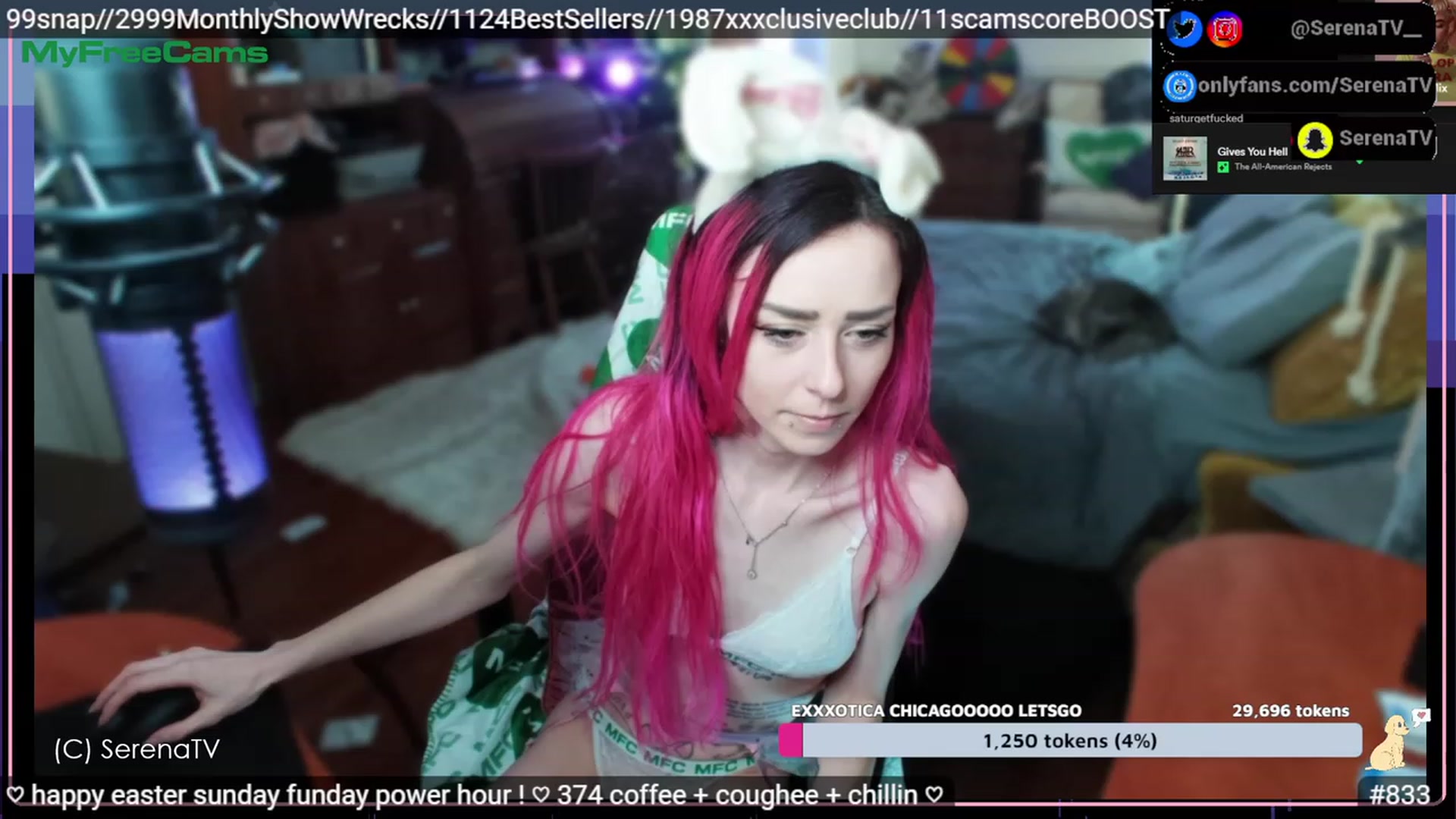 Gallery image thumbnail from serenatv's myfreecams stream on, 04/09/2023, 19:59 image 2 of 20
