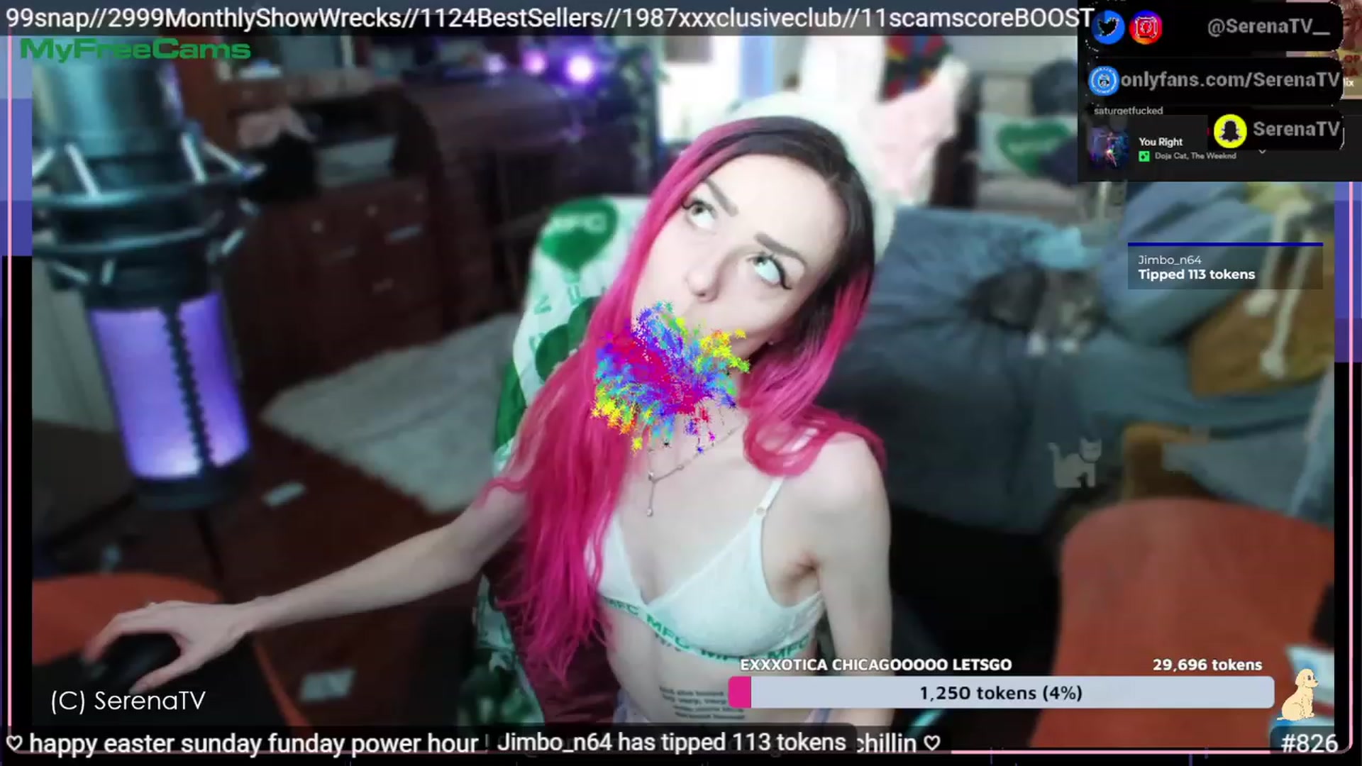 Gallery image thumbnail from serenatv's myfreecams stream on, 04/09/2023, 19:59 image 5 of 20