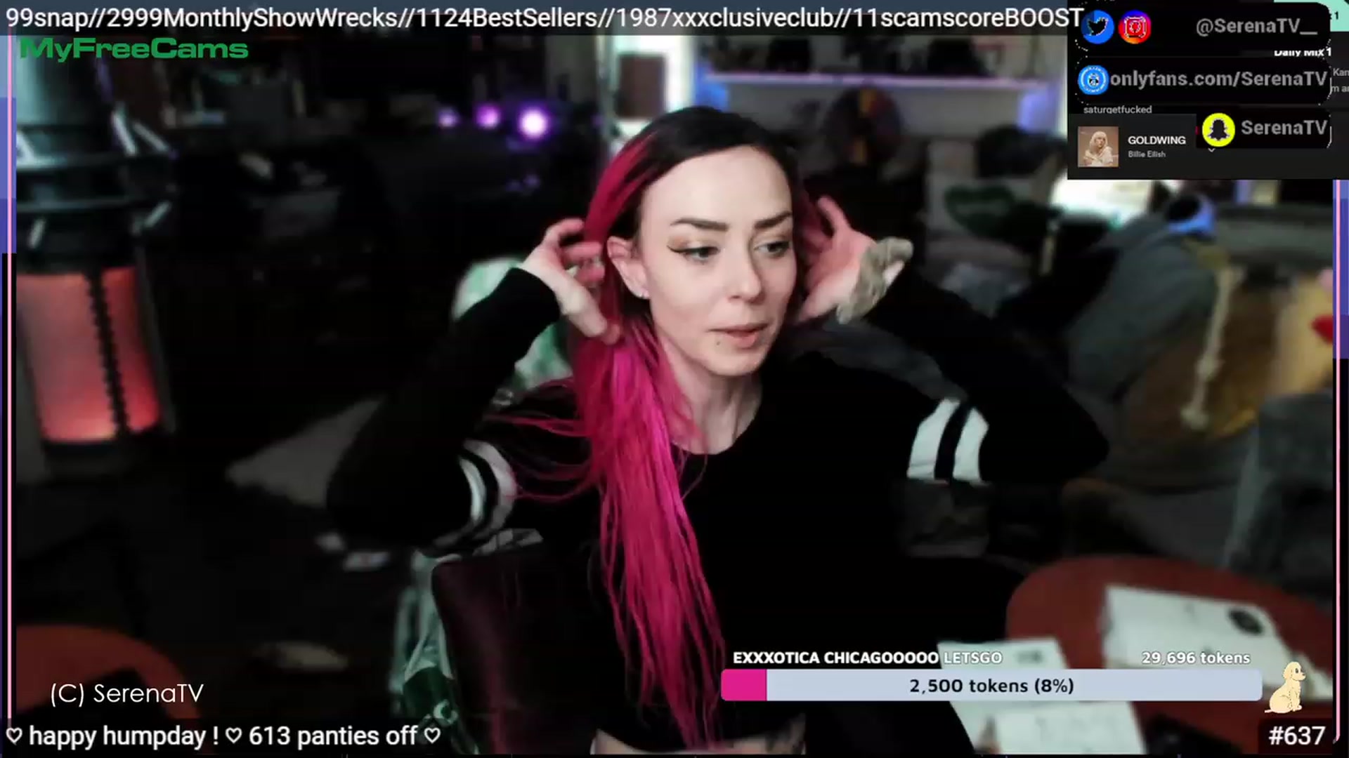Gallery image thumbnail from serenatv's myfreecams stream on, 04/12/2023, 20:29 image 12 of 20