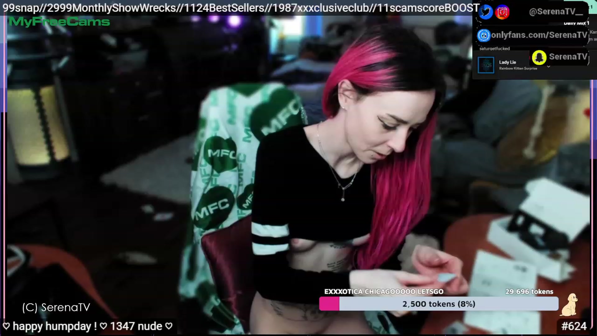 Gallery image thumbnail from serenatv's myfreecams stream on, 04/12/2023, 20:29 image 17 of 20