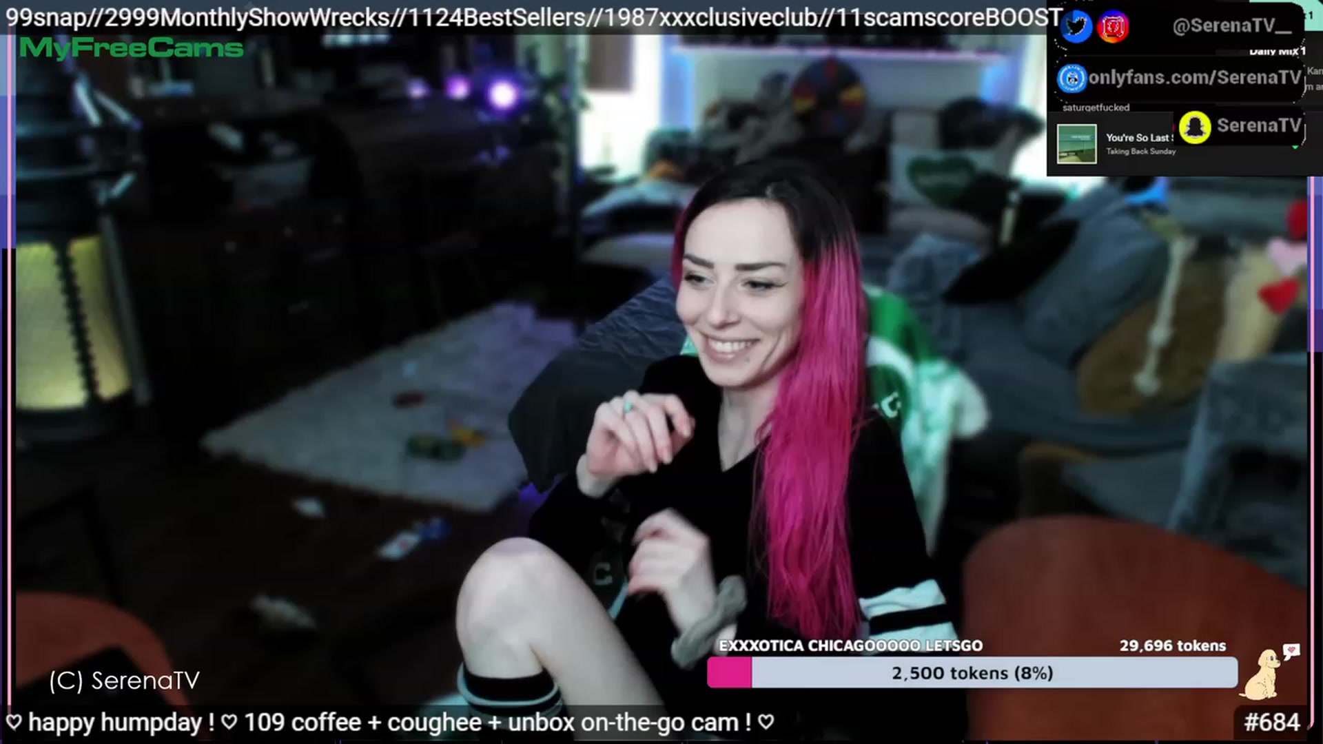 Gallery image thumbnail from serenatv's myfreecams stream on, 04/12/2023, 20:29 image 1 of 20