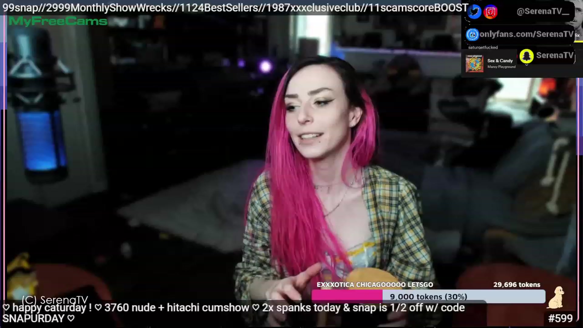 Gallery image thumbnail from serenatv's myfreecams stream on, 04/15/2023, 20:30 image 5 of 20
