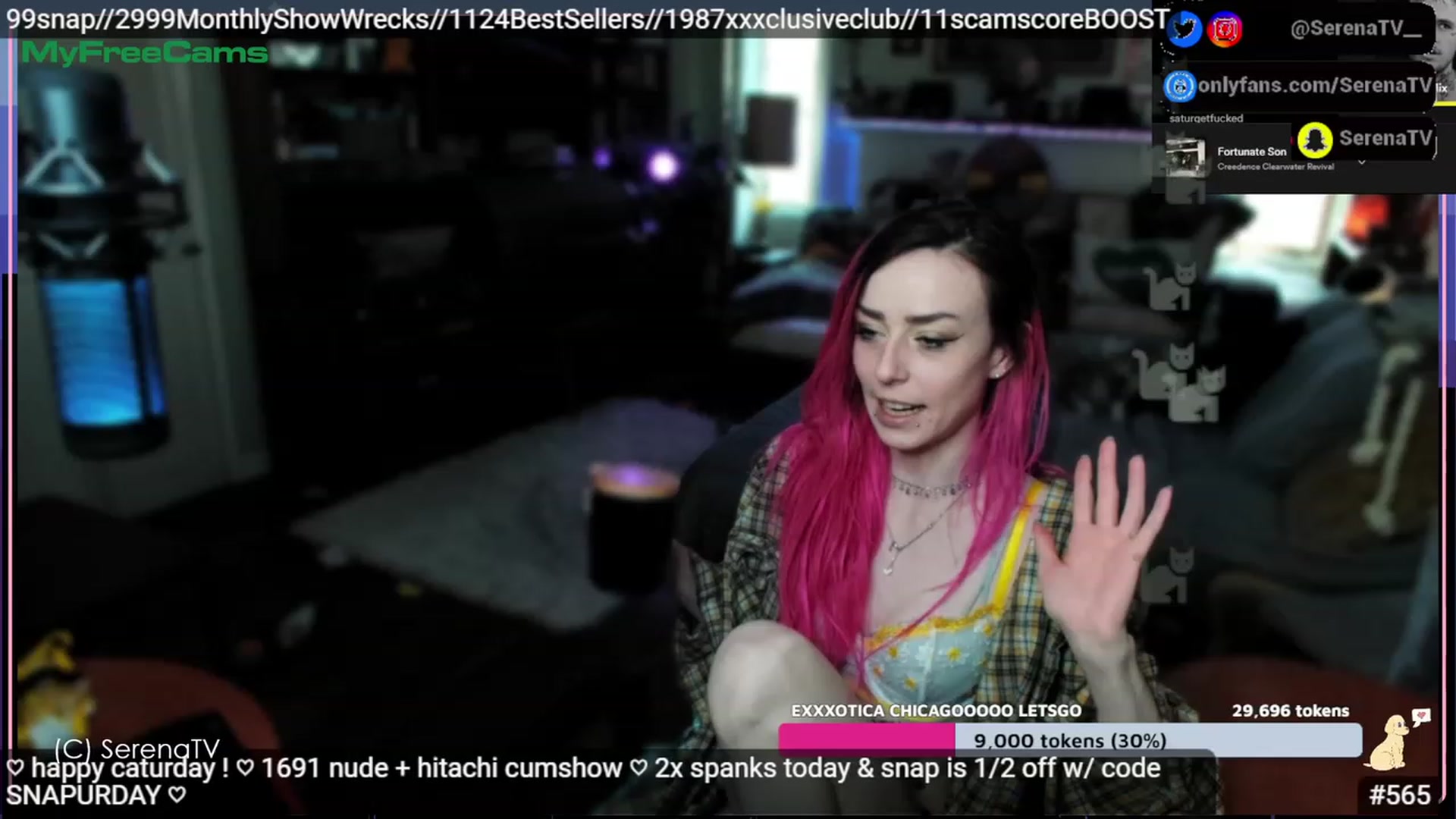 Gallery image thumbnail from serenatv's myfreecams stream on, 04/15/2023, 20:30 image 10 of 20