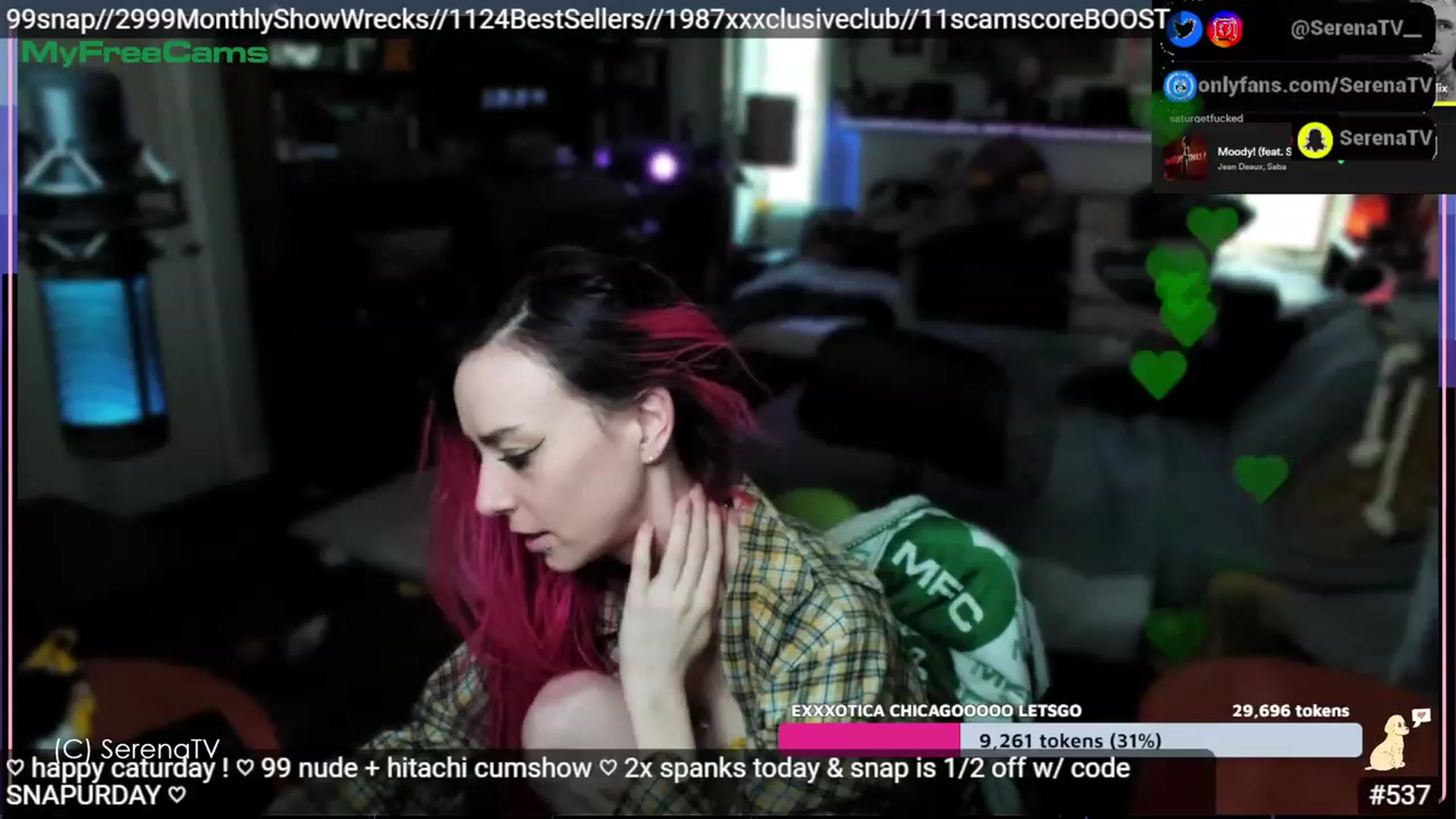 Gallery image thumbnail from serenatv's myfreecams stream on, 04/15/2023, 20:30 image 14 of 20