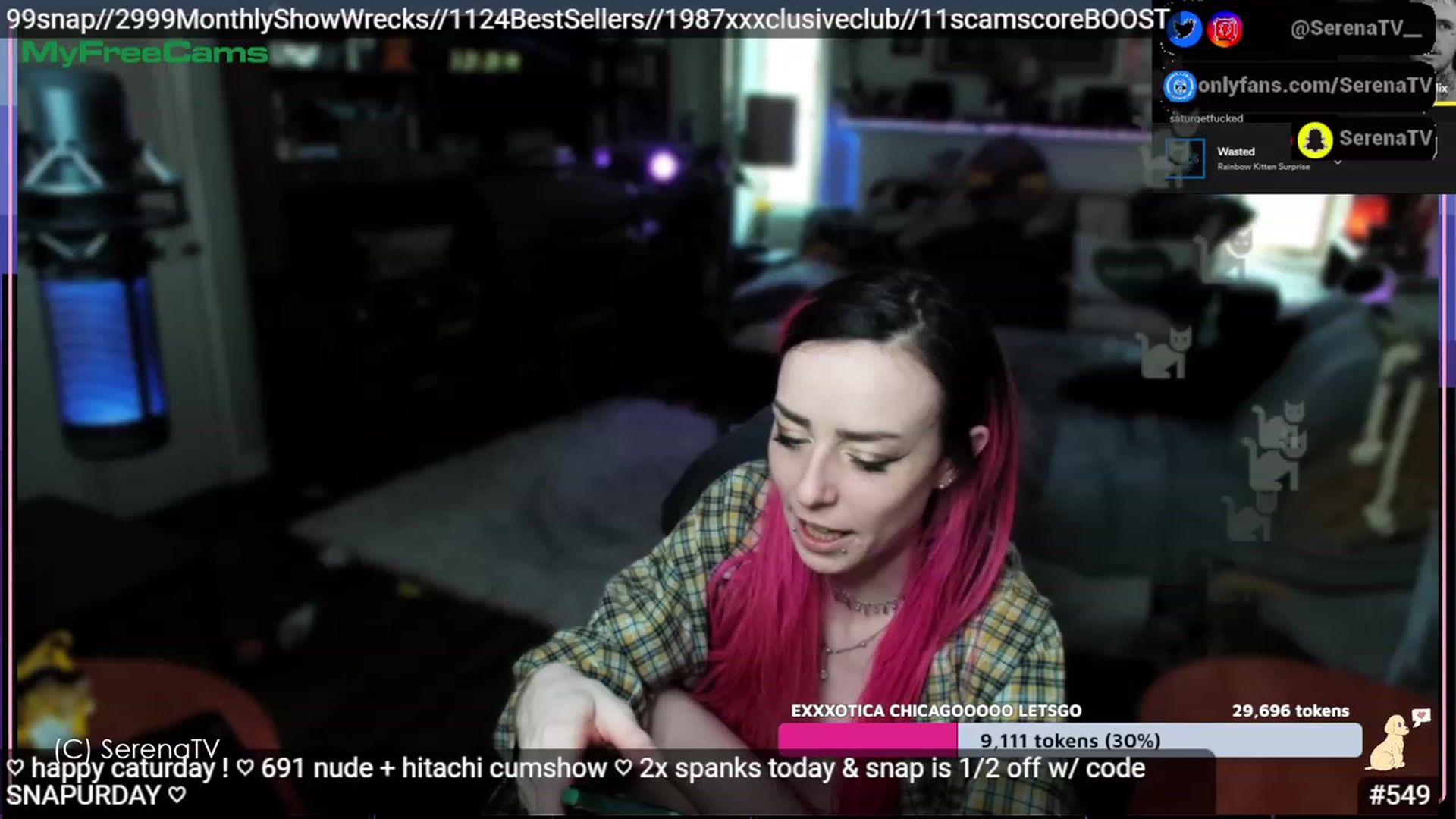 Gallery image thumbnail from serenatv's myfreecams stream on, 04/15/2023, 20:30 image 11 of 20