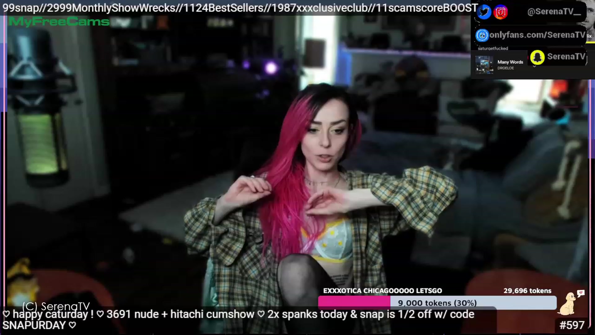 Gallery image thumbnail from serenatv's myfreecams stream on, 04/15/2023, 20:30 image 8 of 20