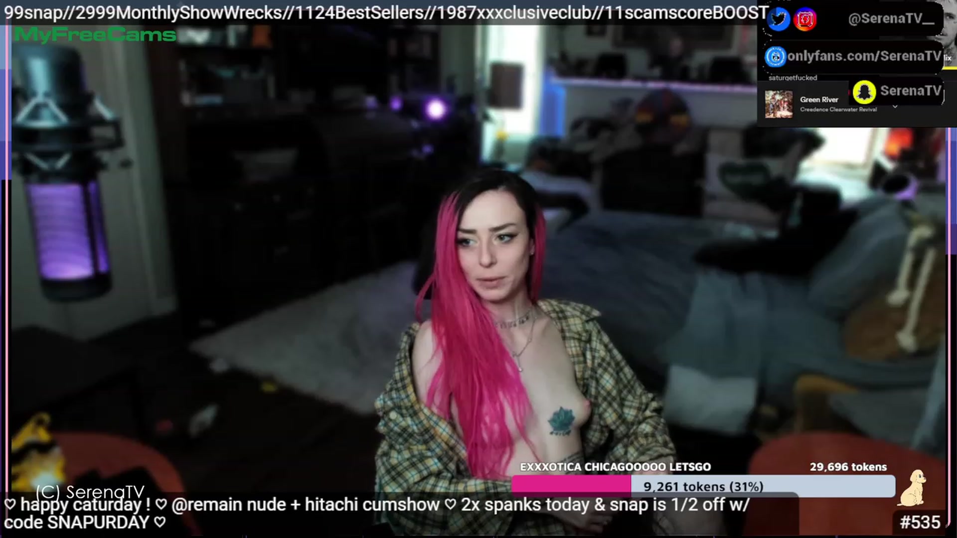 Gallery image thumbnail from serenatv's myfreecams stream on, 04/15/2023, 20:30 image 16 of 20