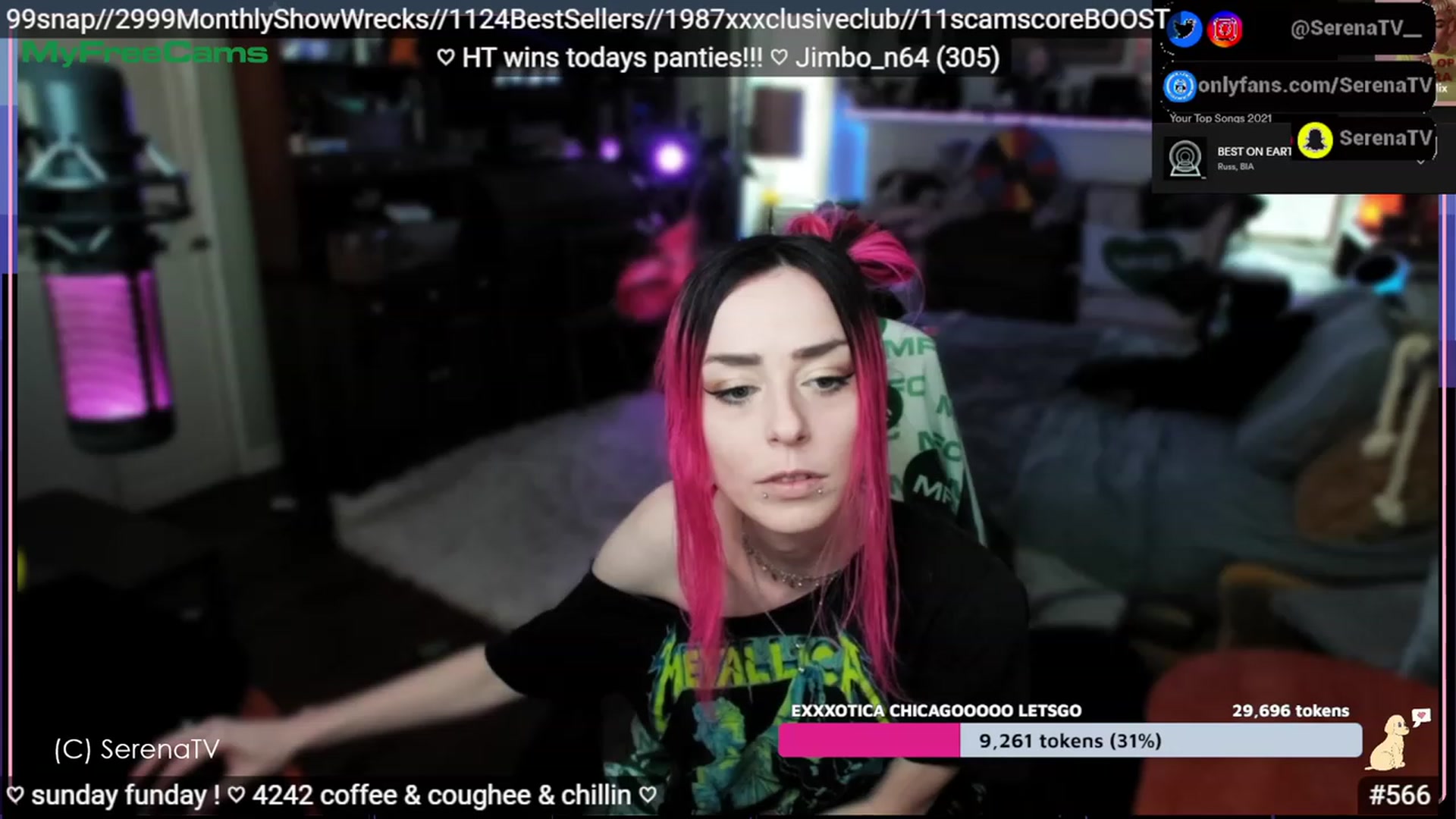 Gallery image thumbnail from serenatv's myfreecams stream on, 04/16/2023, 20:58 image 5 of 20
