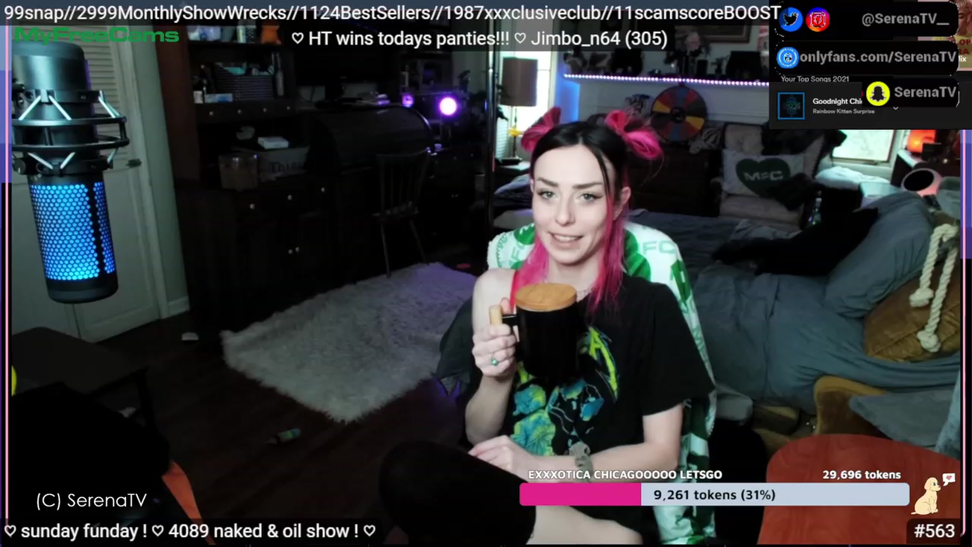 Gallery image thumbnail from serenatv's myfreecams stream on, 04/16/2023, 20:58 image 8 of 20