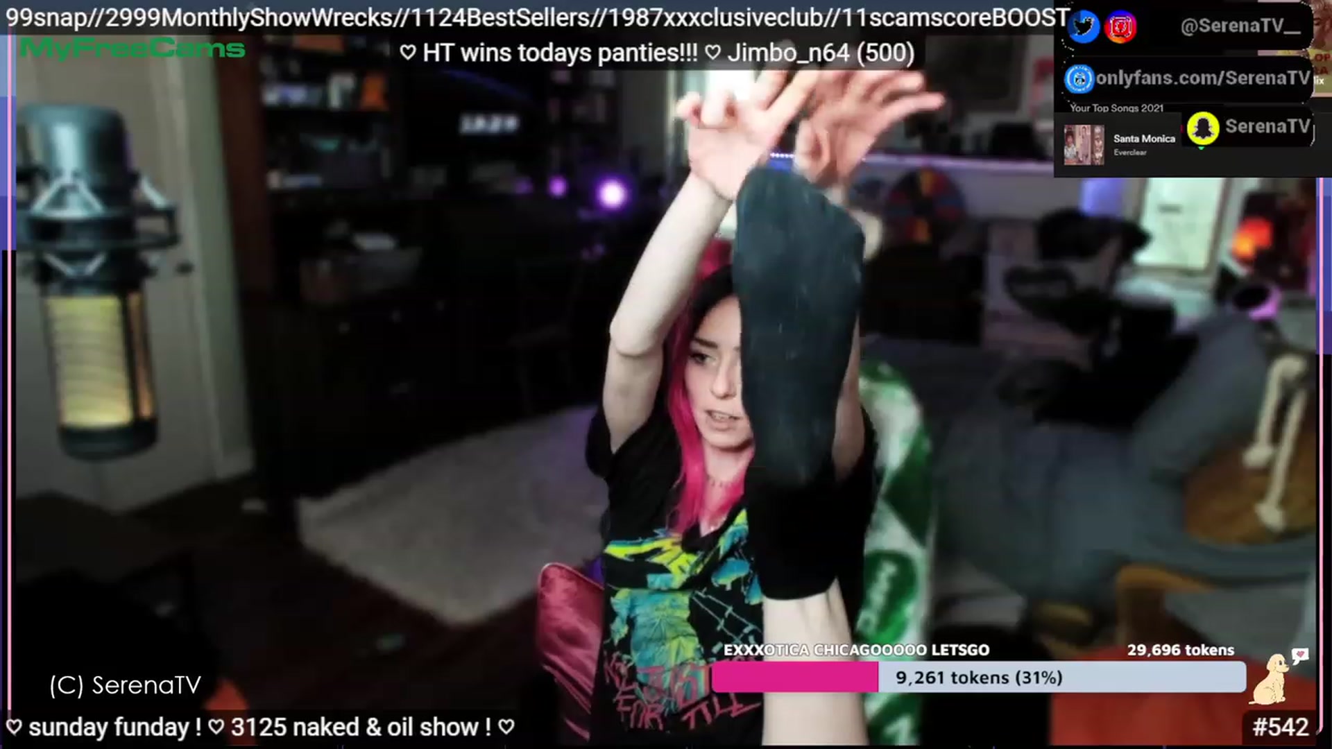 Gallery image thumbnail from serenatv's myfreecams stream on, 04/16/2023, 20:58 image 16 of 20