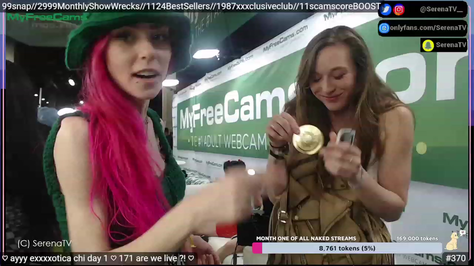 Gallery image thumbnail from serenatv's myfreecams stream on, 04/22/2023, 03:45 image 10 of 20