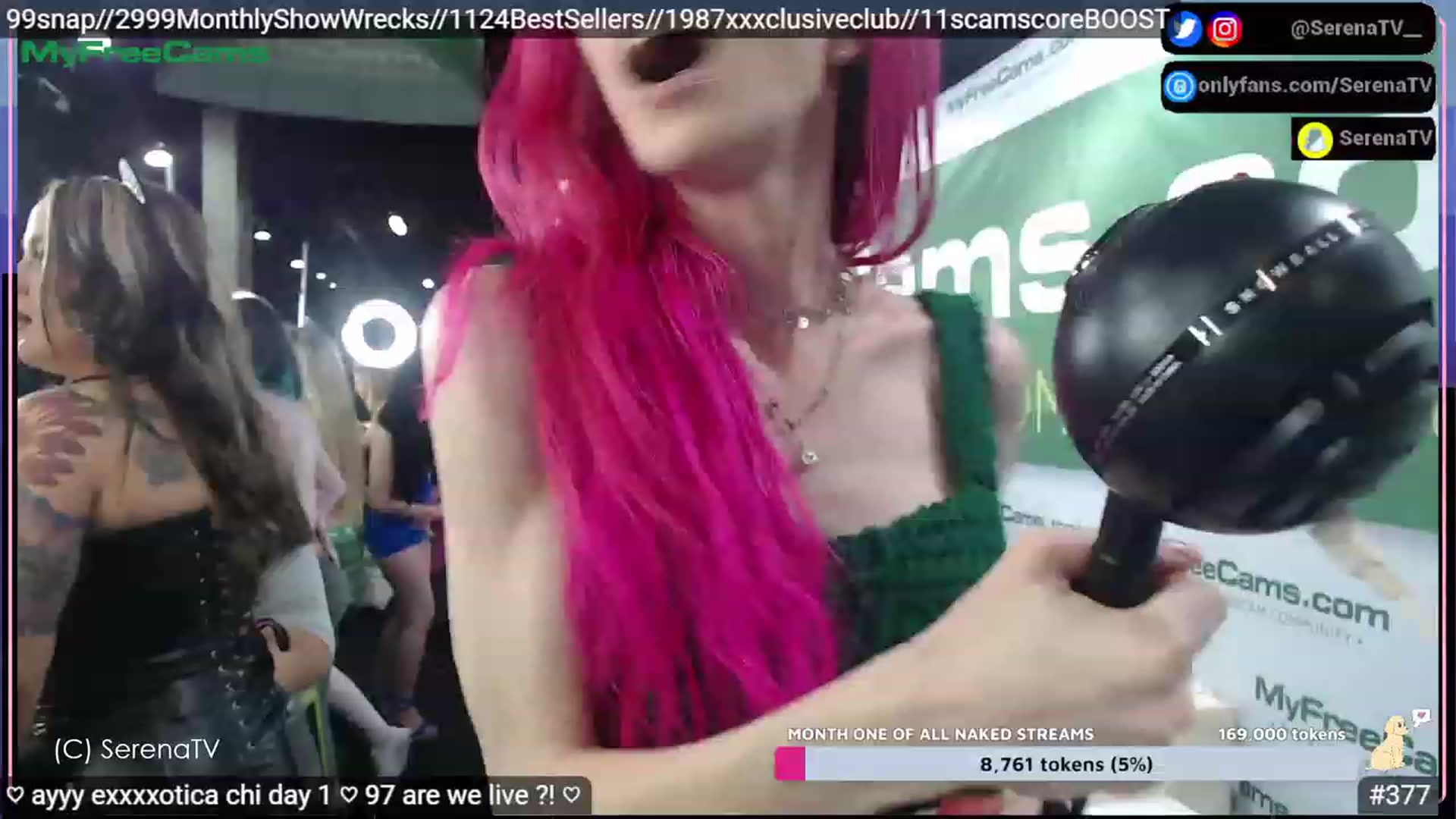 Gallery image thumbnail from serenatv's myfreecams stream on, 04/22/2023, 03:45 image 3 of 20