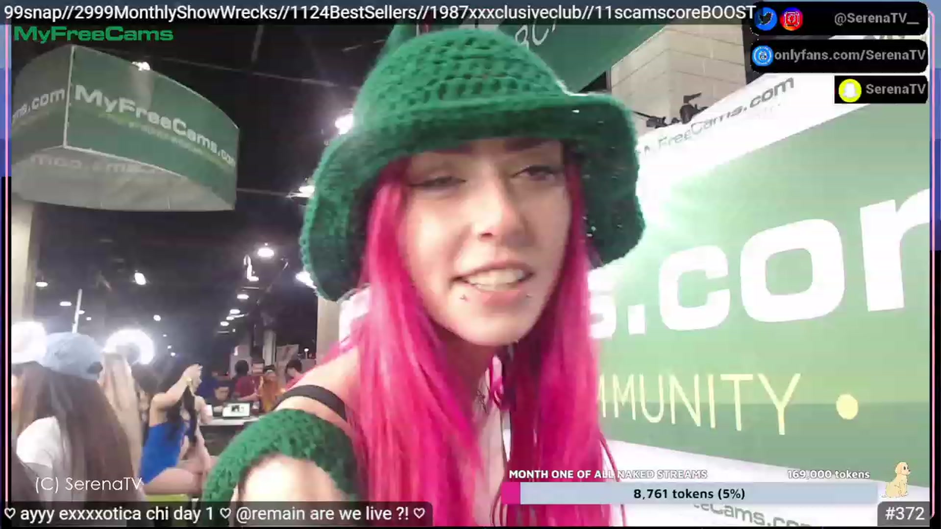 Gallery image thumbnail from serenatv's myfreecams stream on, 04/22/2023, 03:45 image 7 of 20
