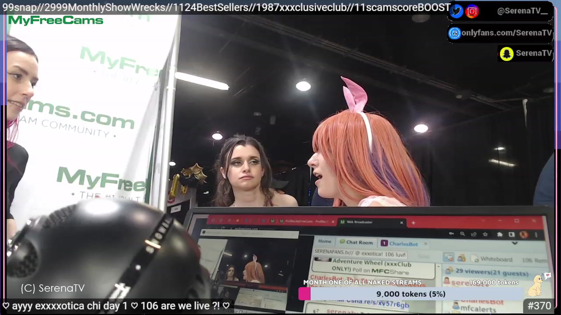 Gallery image thumbnail from serenatv's myfreecams stream on, 04/22/2023, 03:45 image 19 of 20