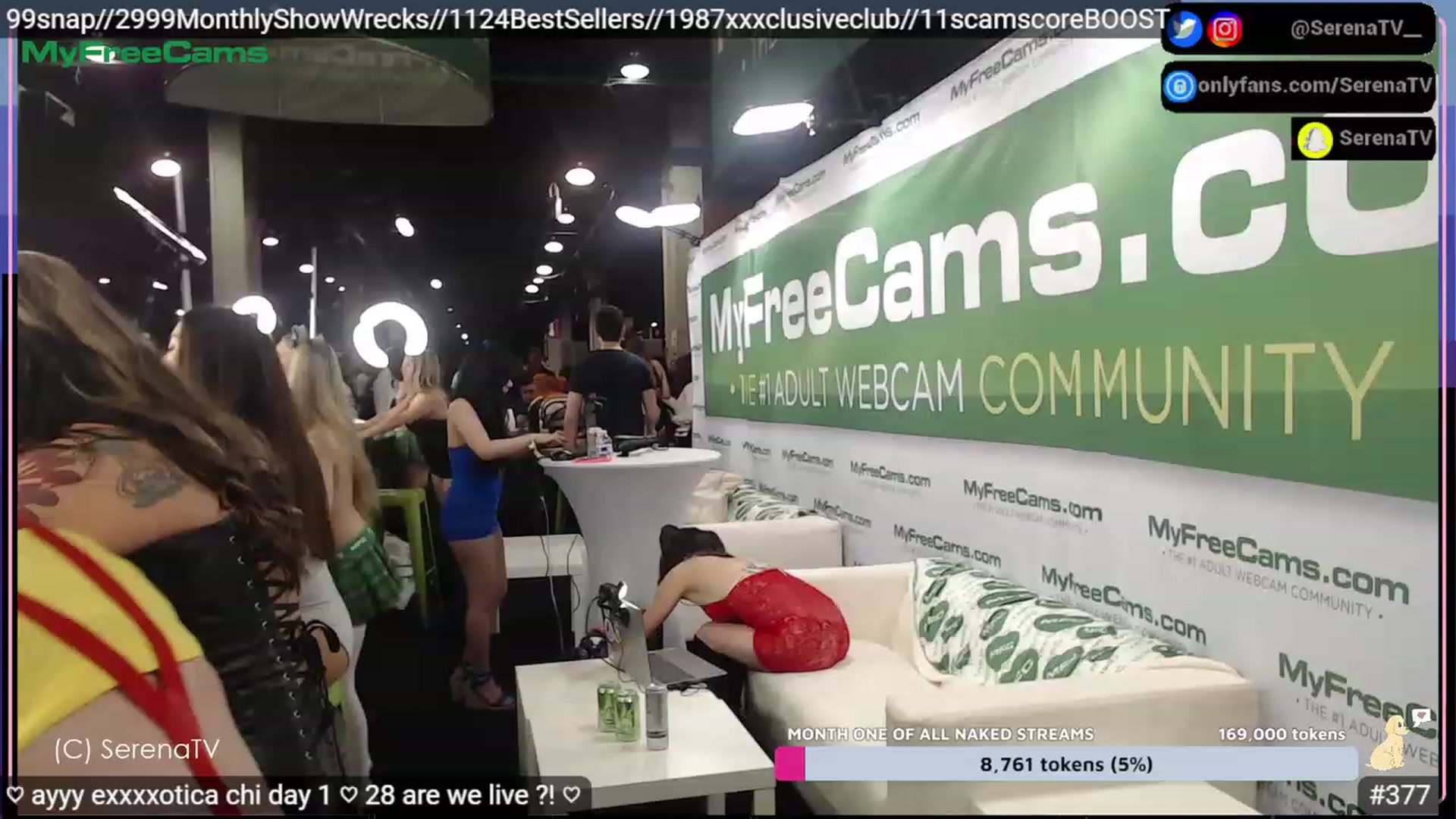 Gallery image thumbnail from serenatv's myfreecams stream on, 04/22/2023, 03:45 image 4 of 20