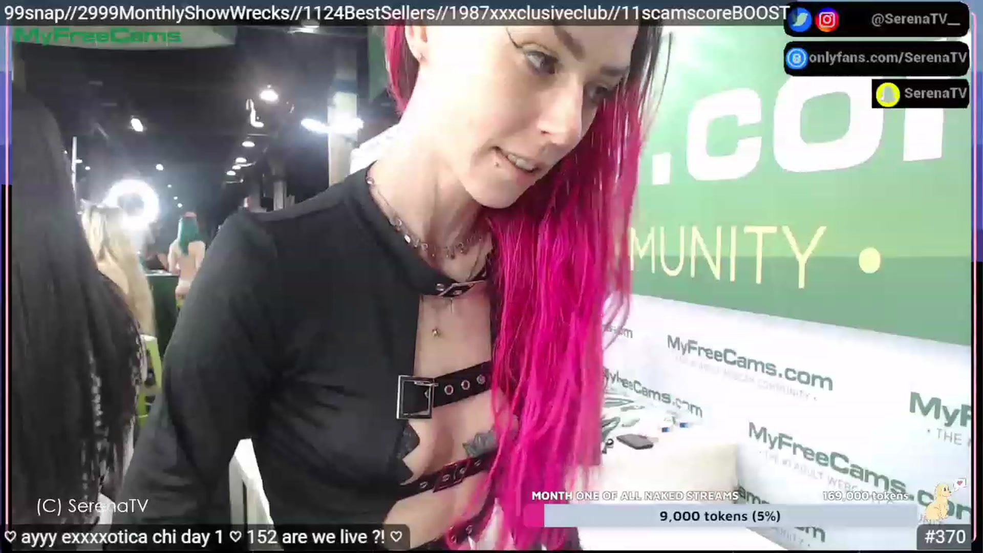 Gallery image thumbnail from serenatv's myfreecams stream on, 04/22/2023, 03:45 image 18 of 20
