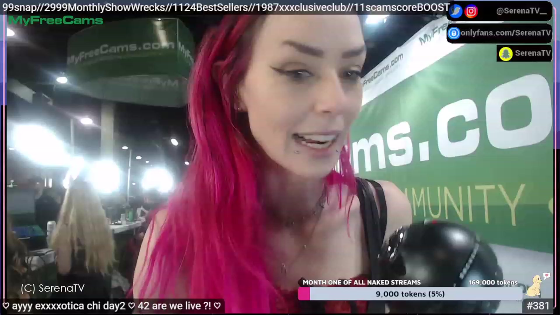 Gallery image thumbnail from serenatv's myfreecams stream on, 04/22/2023, 20:48 image 20 of 20