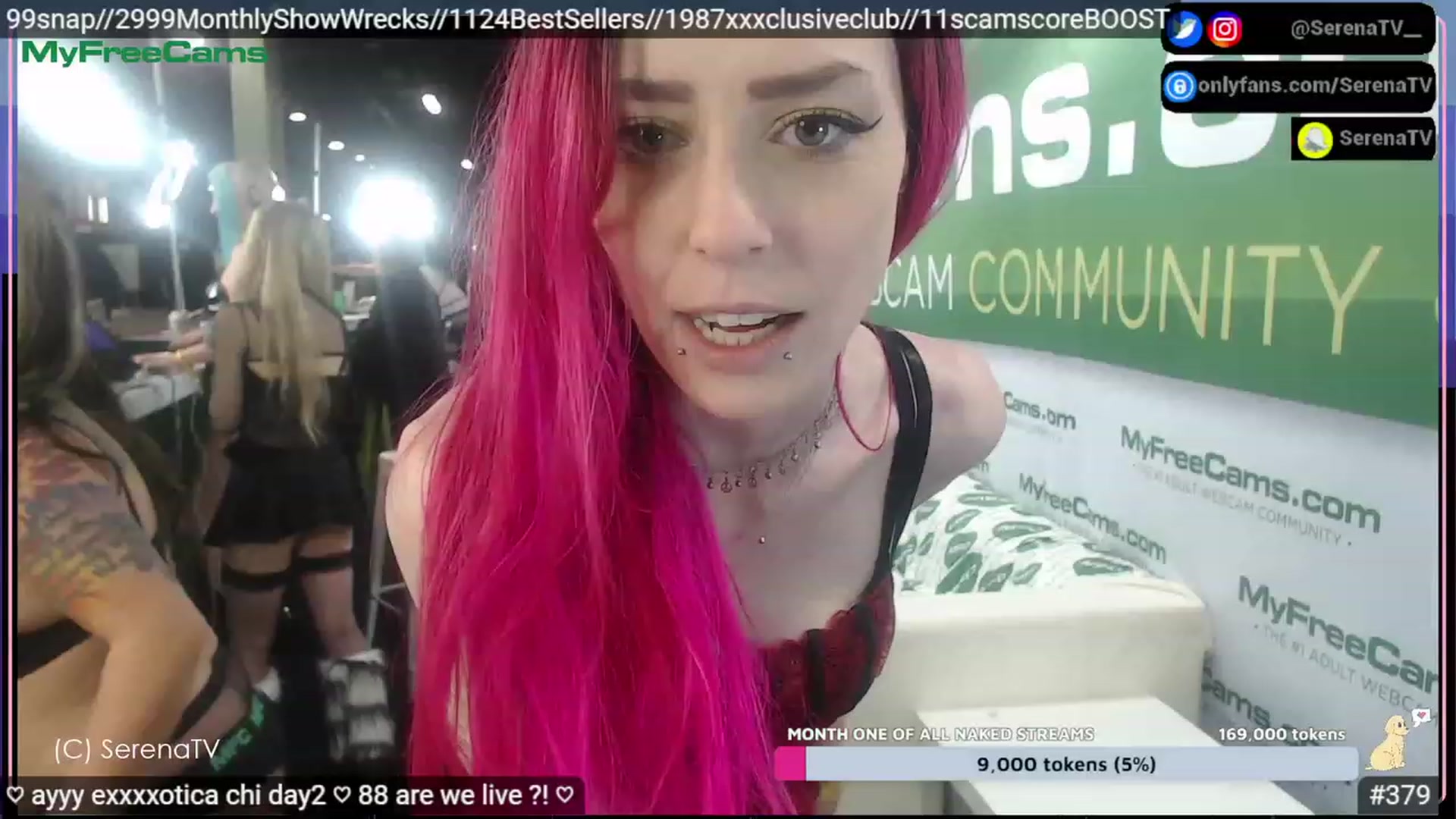 Gallery image thumbnail from serenatv's myfreecams stream on, 04/22/2023, 20:48 image 6 of 20