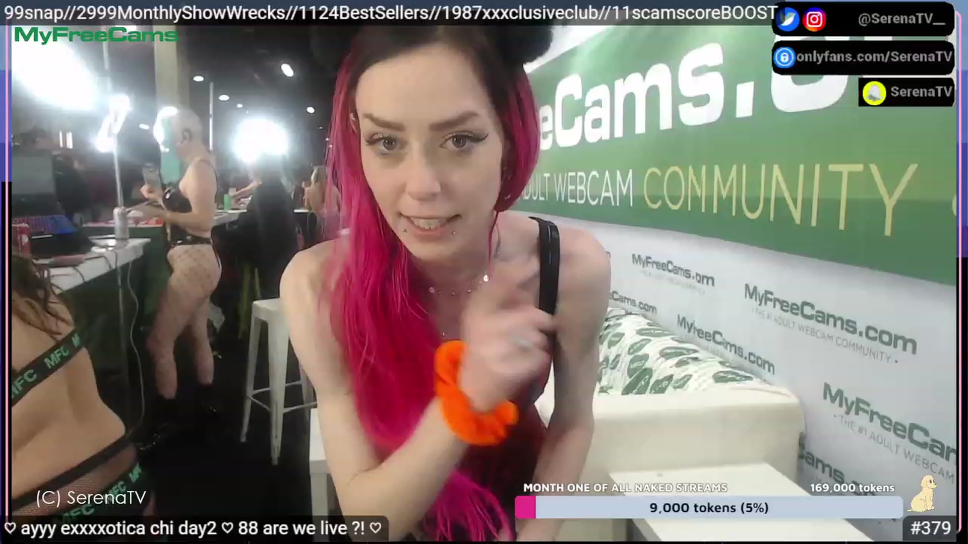 Gallery image thumbnail from serenatv's myfreecams stream on, 04/22/2023, 20:48 image 7 of 20