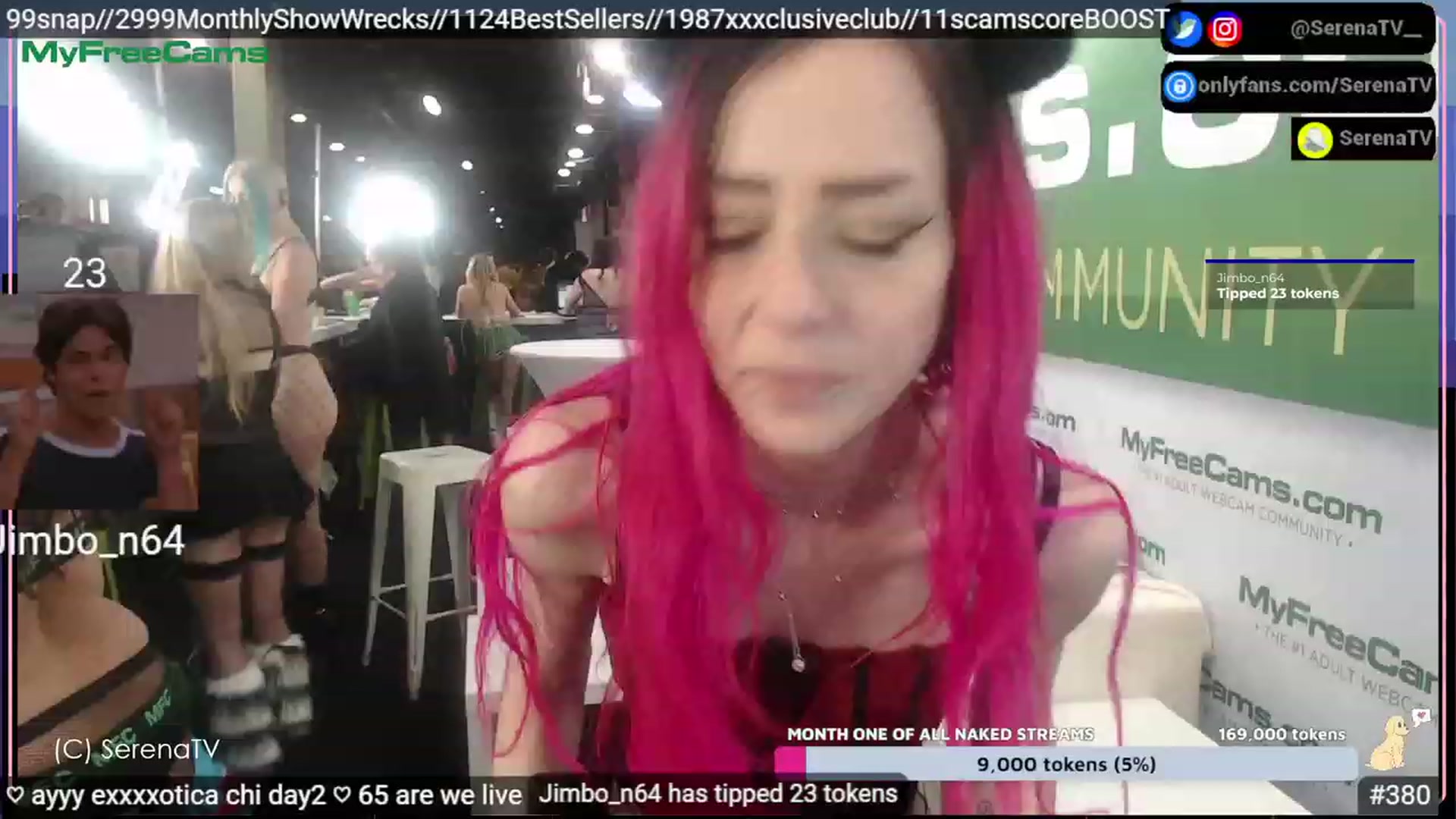 Gallery image thumbnail from serenatv's myfreecams stream on, 04/22/2023, 20:48 image 8 of 20