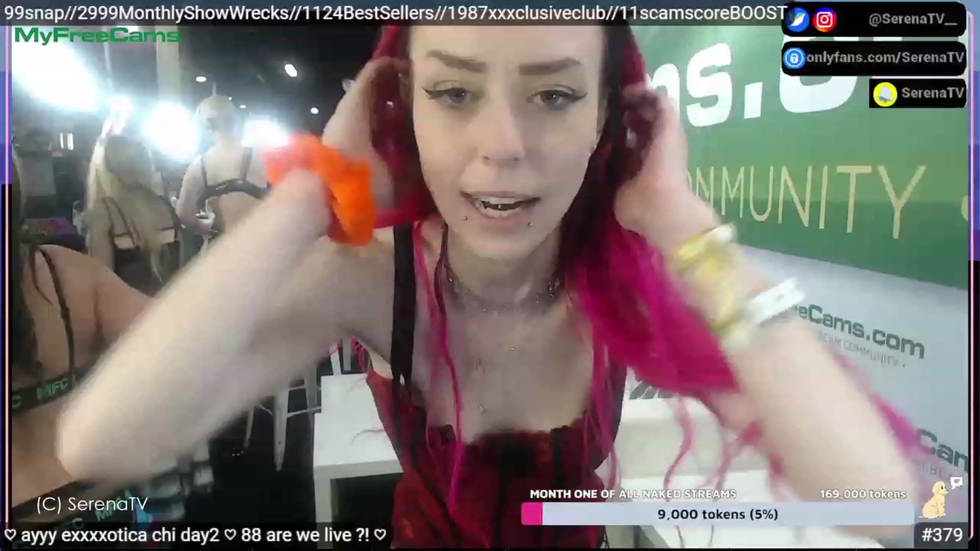 Gallery image thumbnail from serenatv's myfreecams stream on, 04/22/2023, 20:48 image 5 of 20