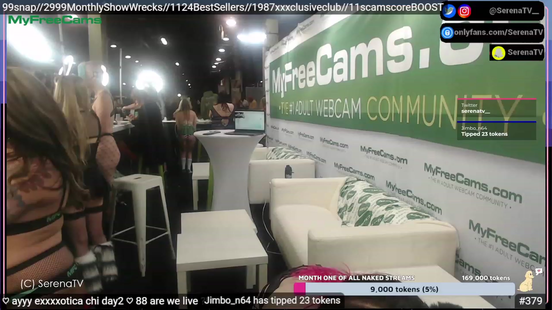 Gallery image thumbnail from serenatv's myfreecams stream on, 04/22/2023, 20:48 image 1 of 20