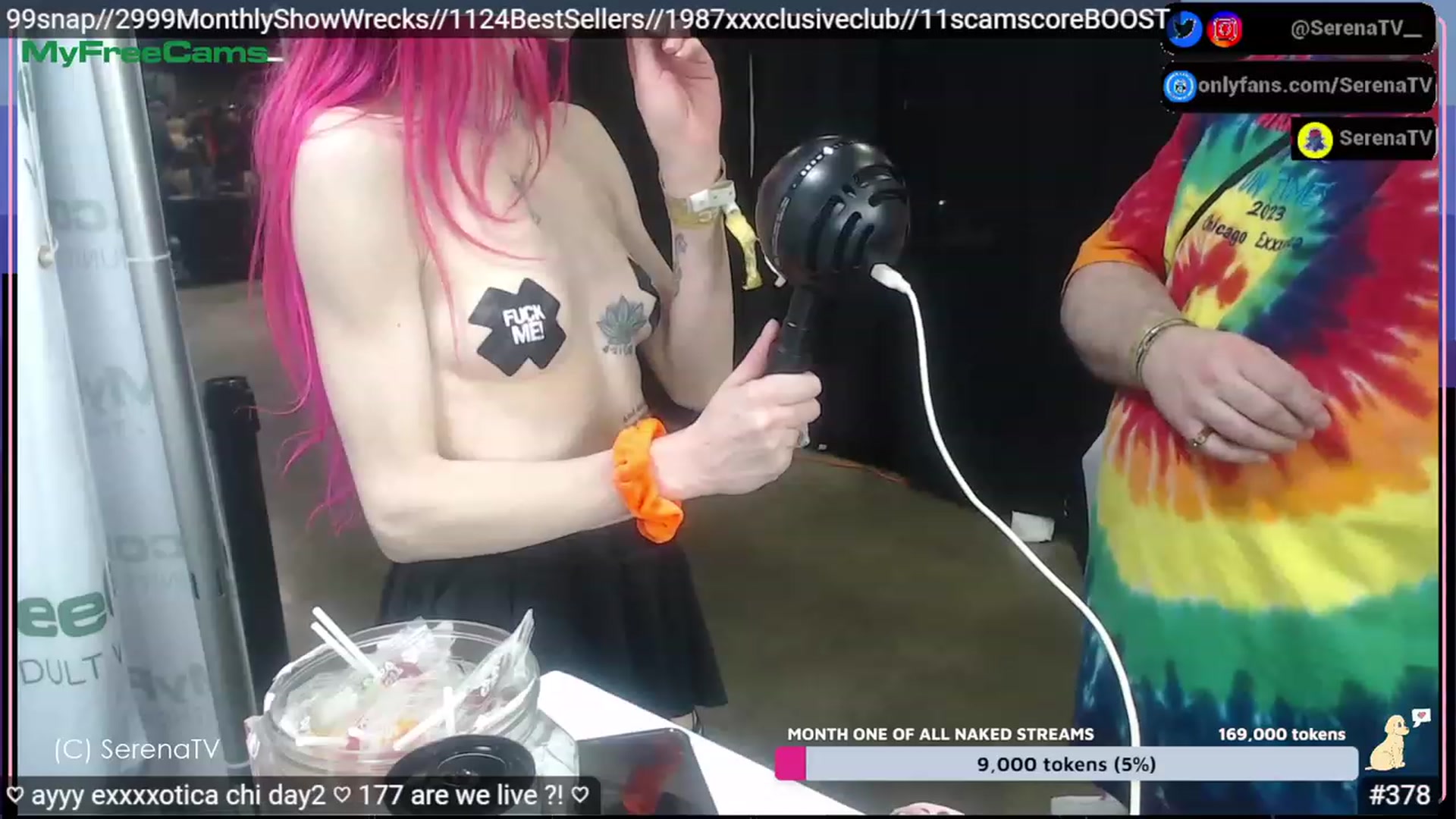 Gallery image thumbnail from serenatv's myfreecams stream on, 04/22/2023, 22:19 image 7 of 20