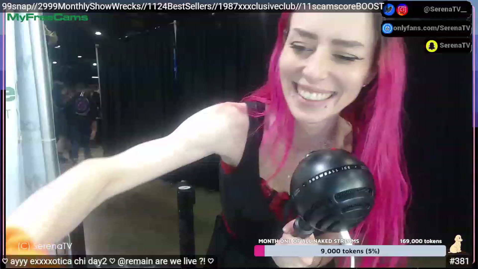 Gallery image thumbnail from serenatv's myfreecams stream on, 04/22/2023, 22:19 image 4 of 20