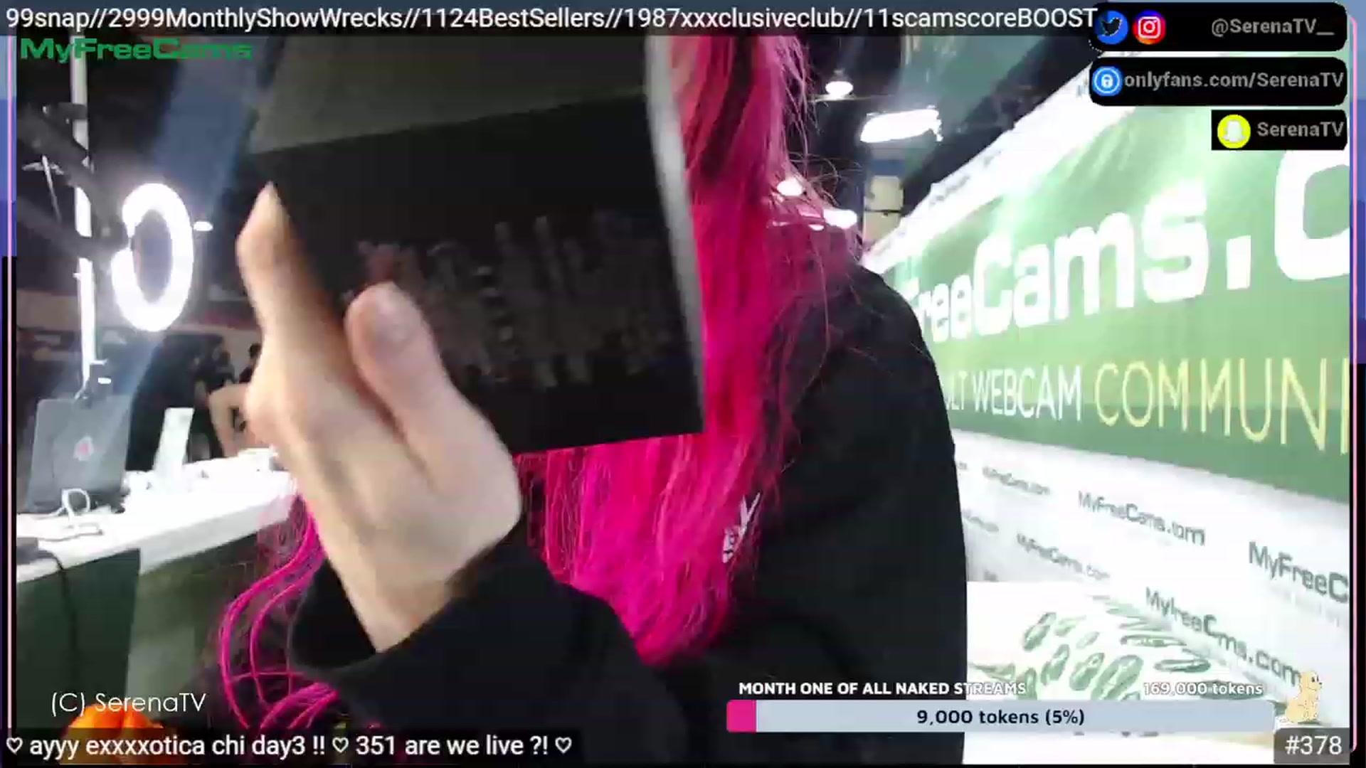 Gallery image thumbnail from serenatv's myfreecams stream on, 04/23/2023, 20:45 image 4 of 20