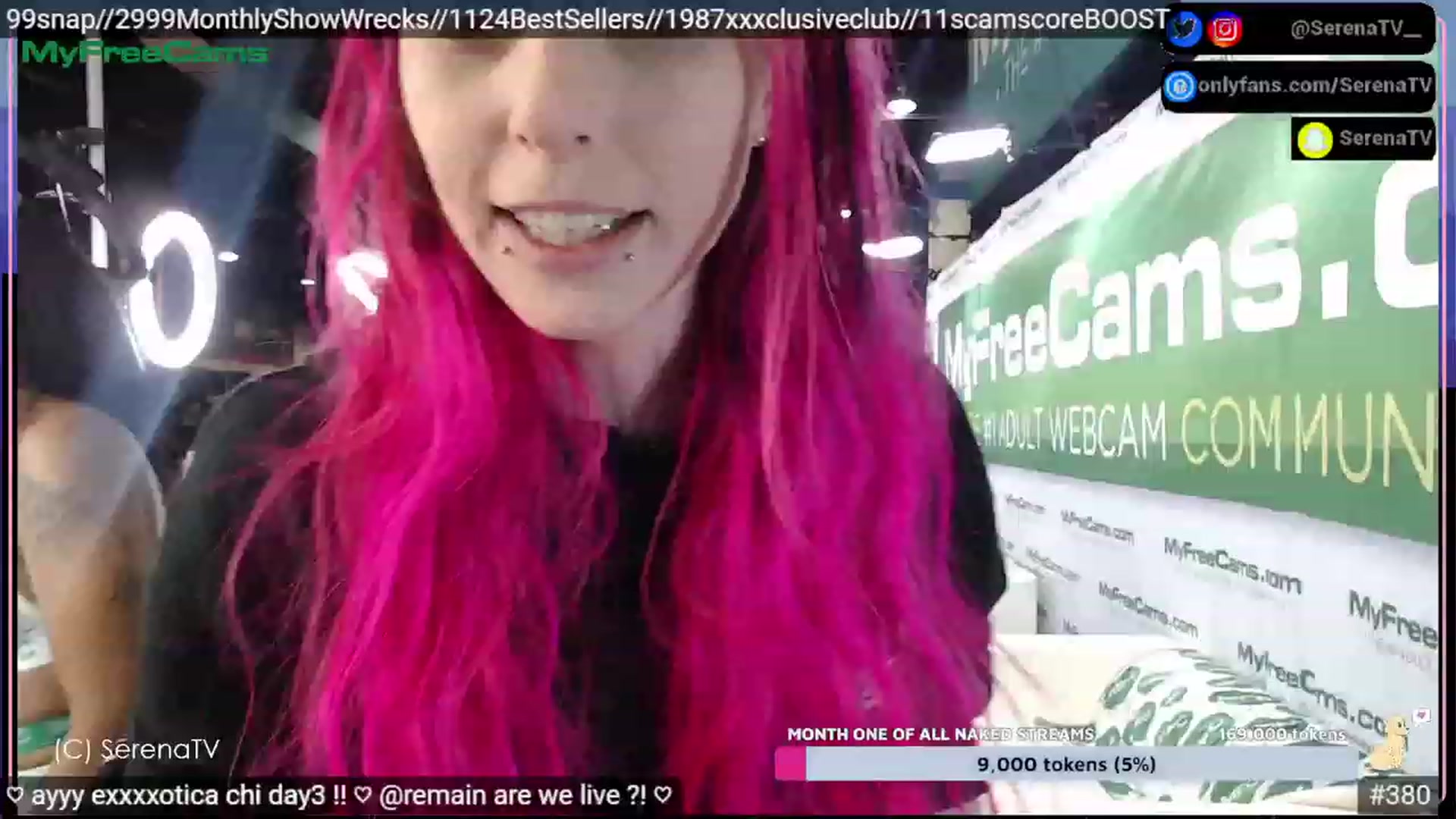 Gallery image thumbnail from serenatv's myfreecams stream on, 04/23/2023, 20:45 image 2 of 20