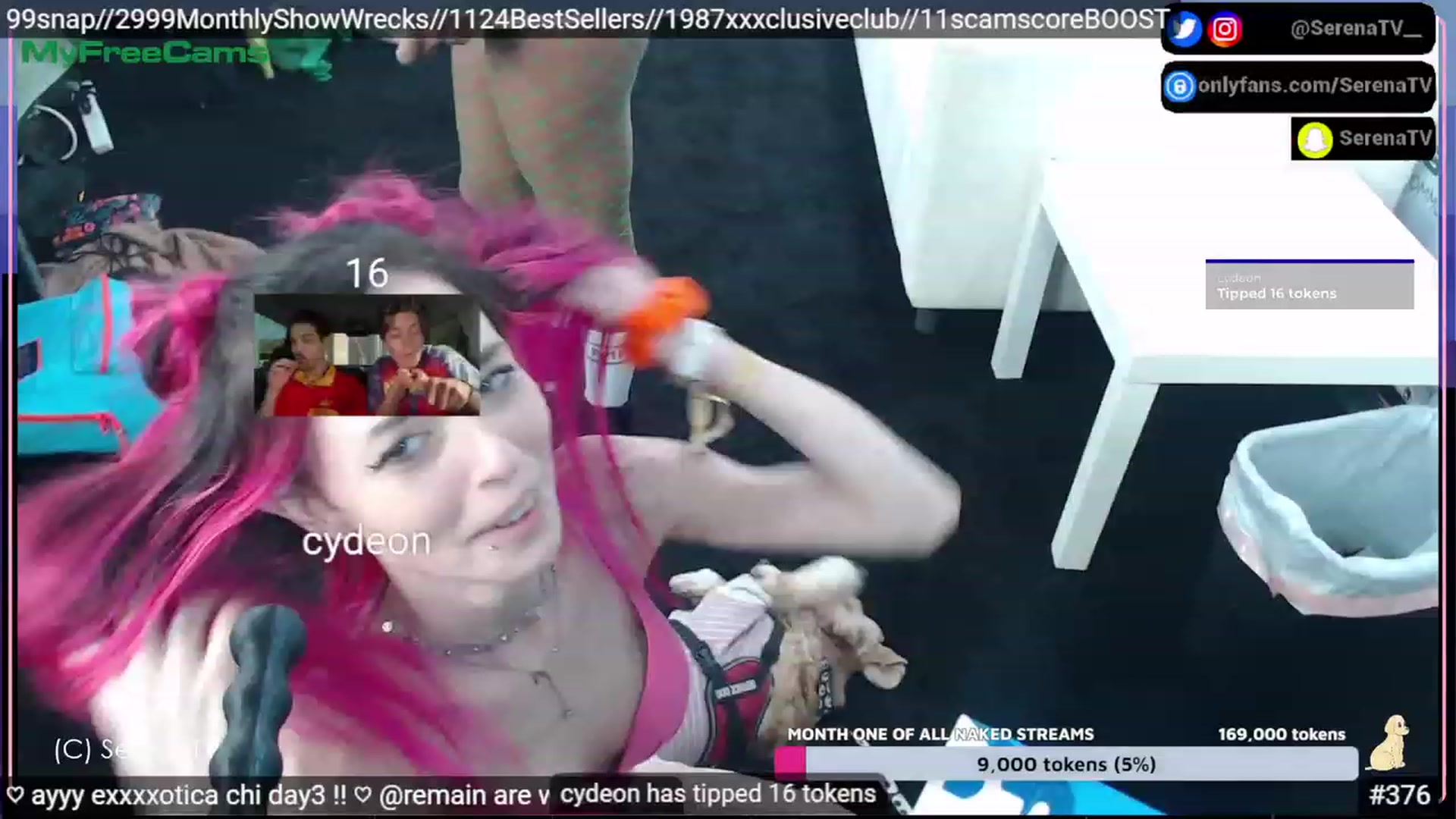 Gallery image thumbnail from serenatv's myfreecams stream on, 04/23/2023, 20:45 image 7 of 20